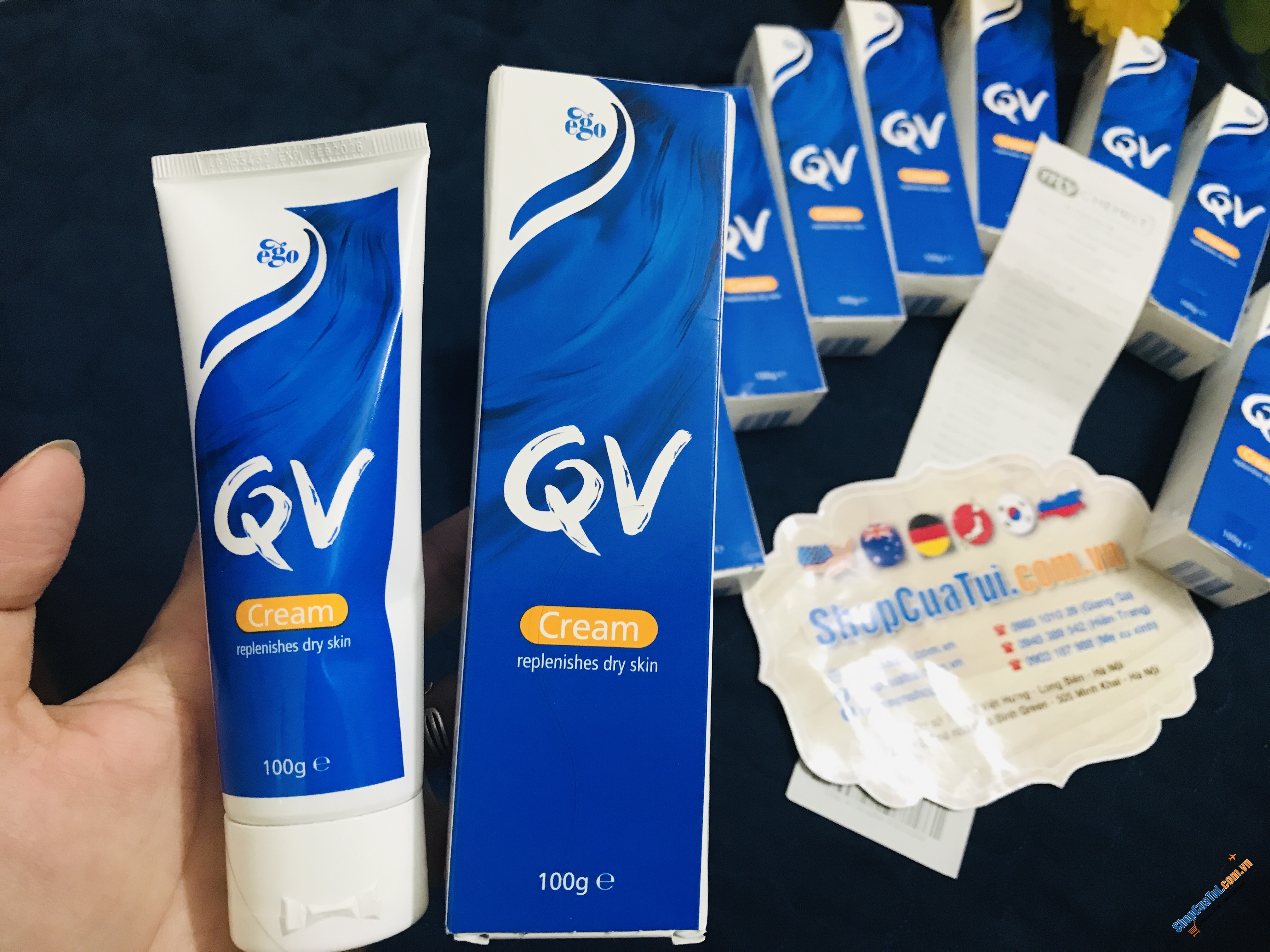 Kem dưỡng da Ego QV Cream tuýp 100g nuôi dưỡng da từ sâu bên trong