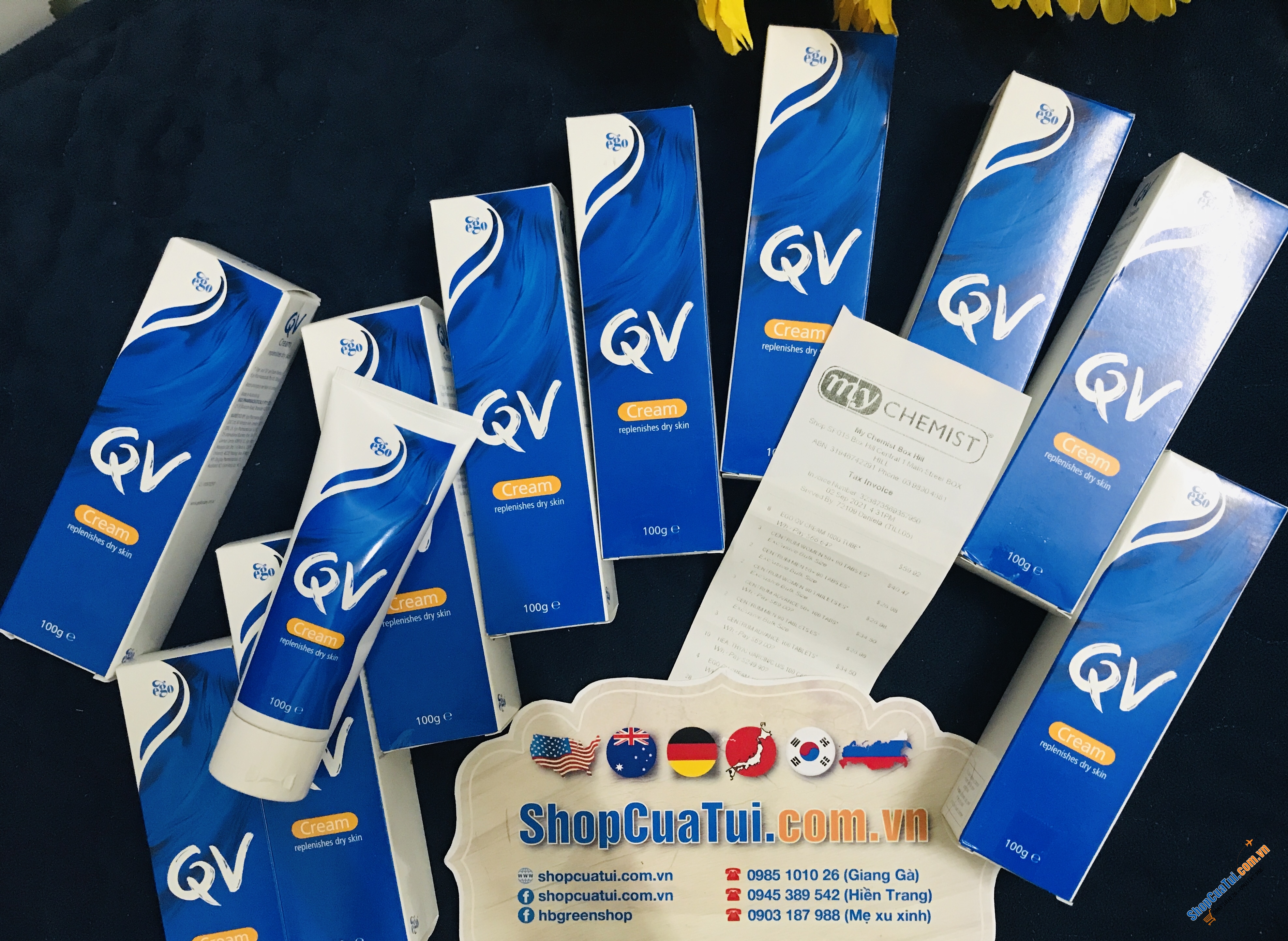 Kem dưỡng da Ego QV Cream tuýp 100g nuôi dưỡng da từ sâu bên trong