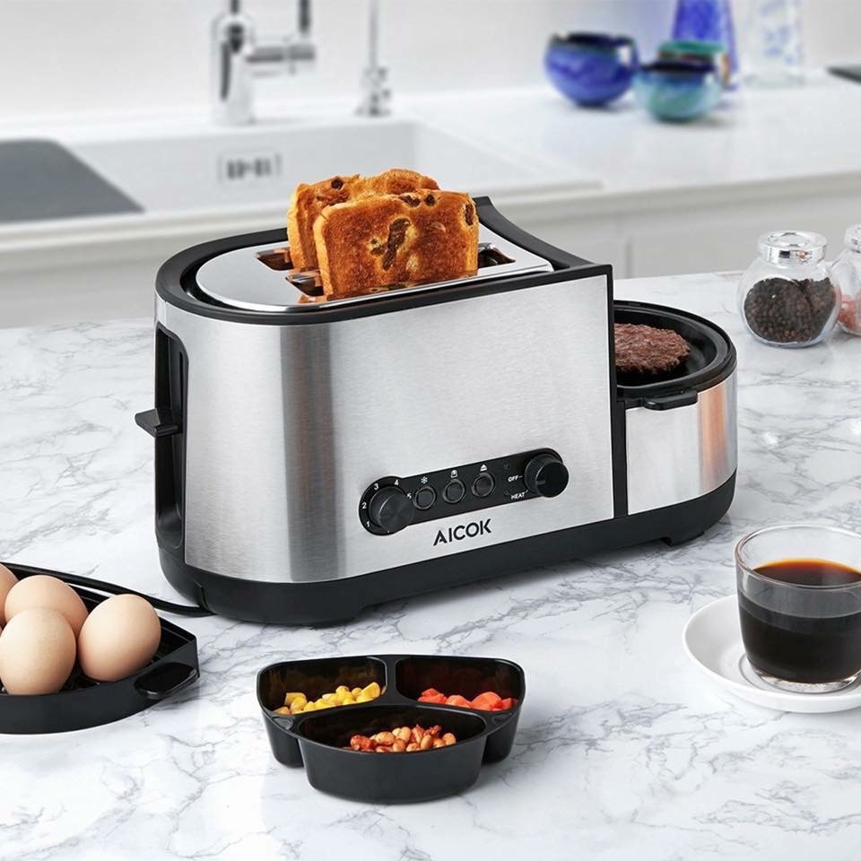 MÁY NƯỚNG BÁNH MỲ ĐA NĂNG AICOK