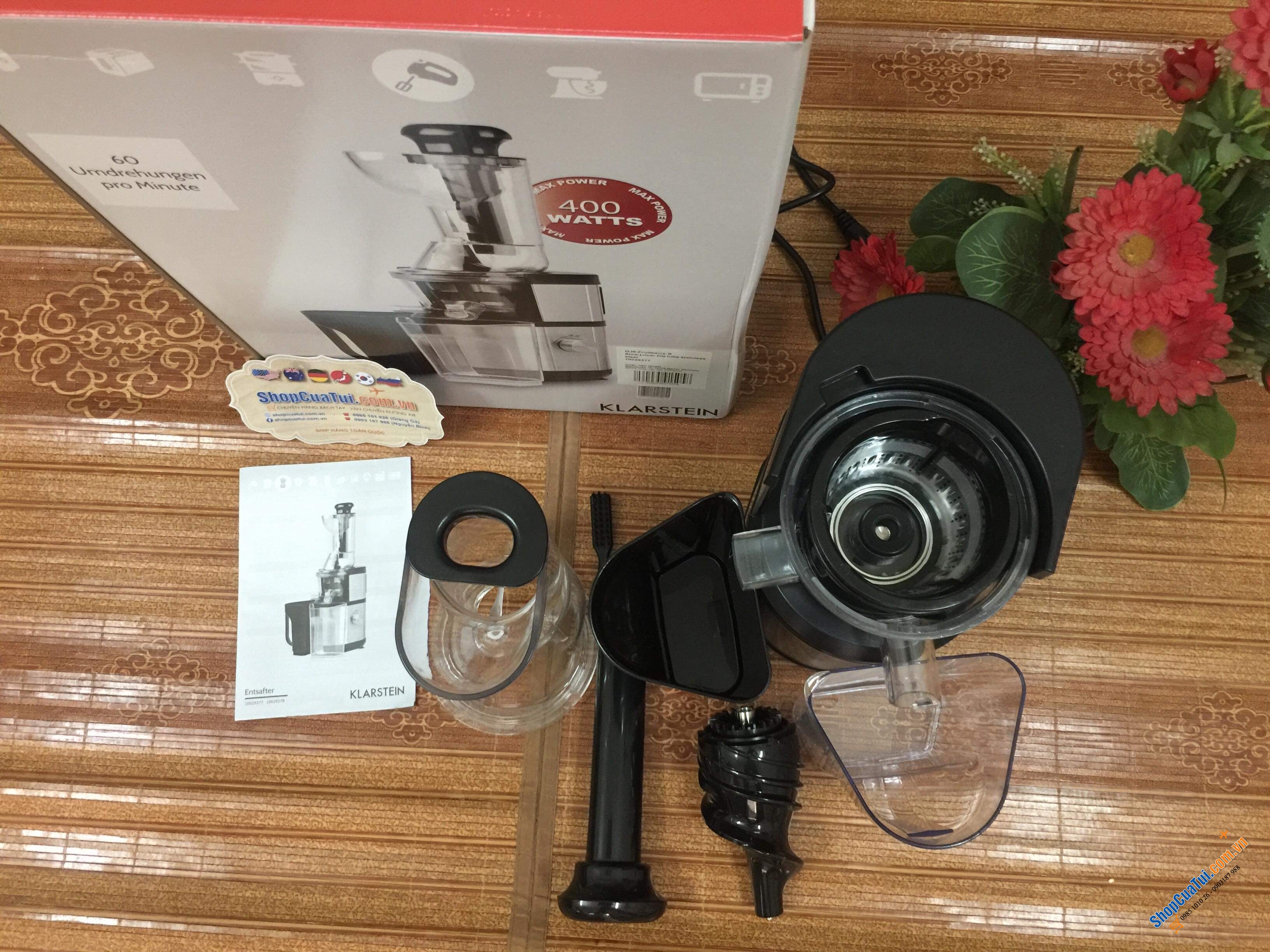 Máy ép chậm Klarstein 400w
