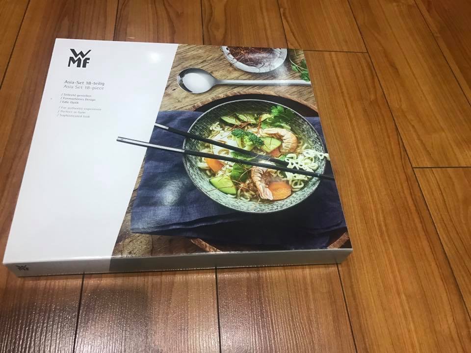 BỘ THÌA ĂN VÀ ĐŨA KHÁNG KHUẨN WMF ASIA SET.