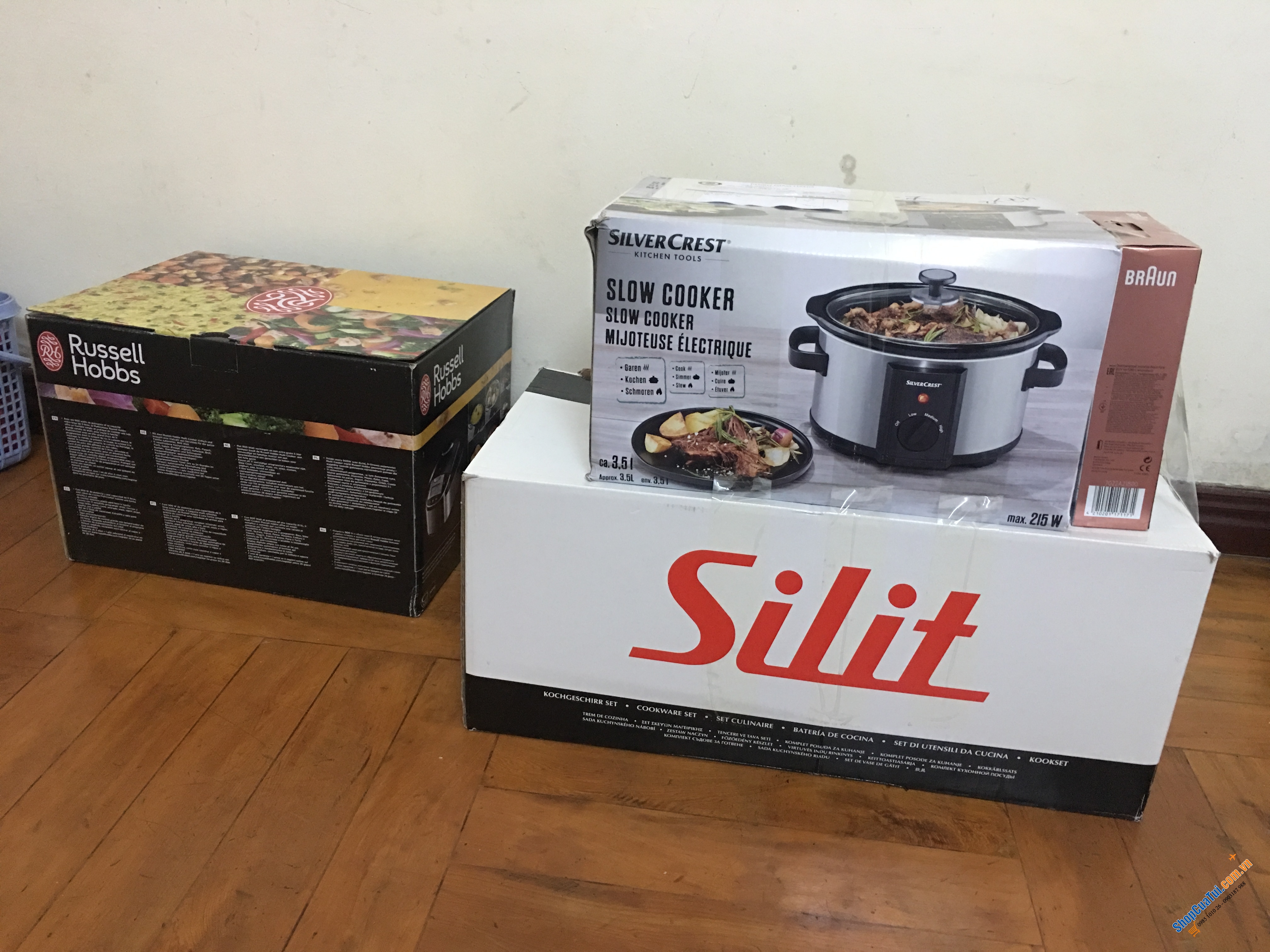BỘ NỒI SILIT SILARGAN LINDO 4 MÓN - MADE IN GERMANY