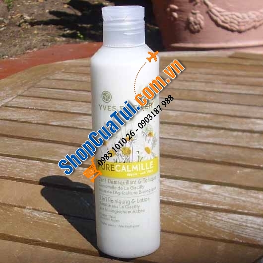 Nước Hoa hồng - Tẩy trang & toner dạng sữa 200ml Pure Calmille Yves Rocher