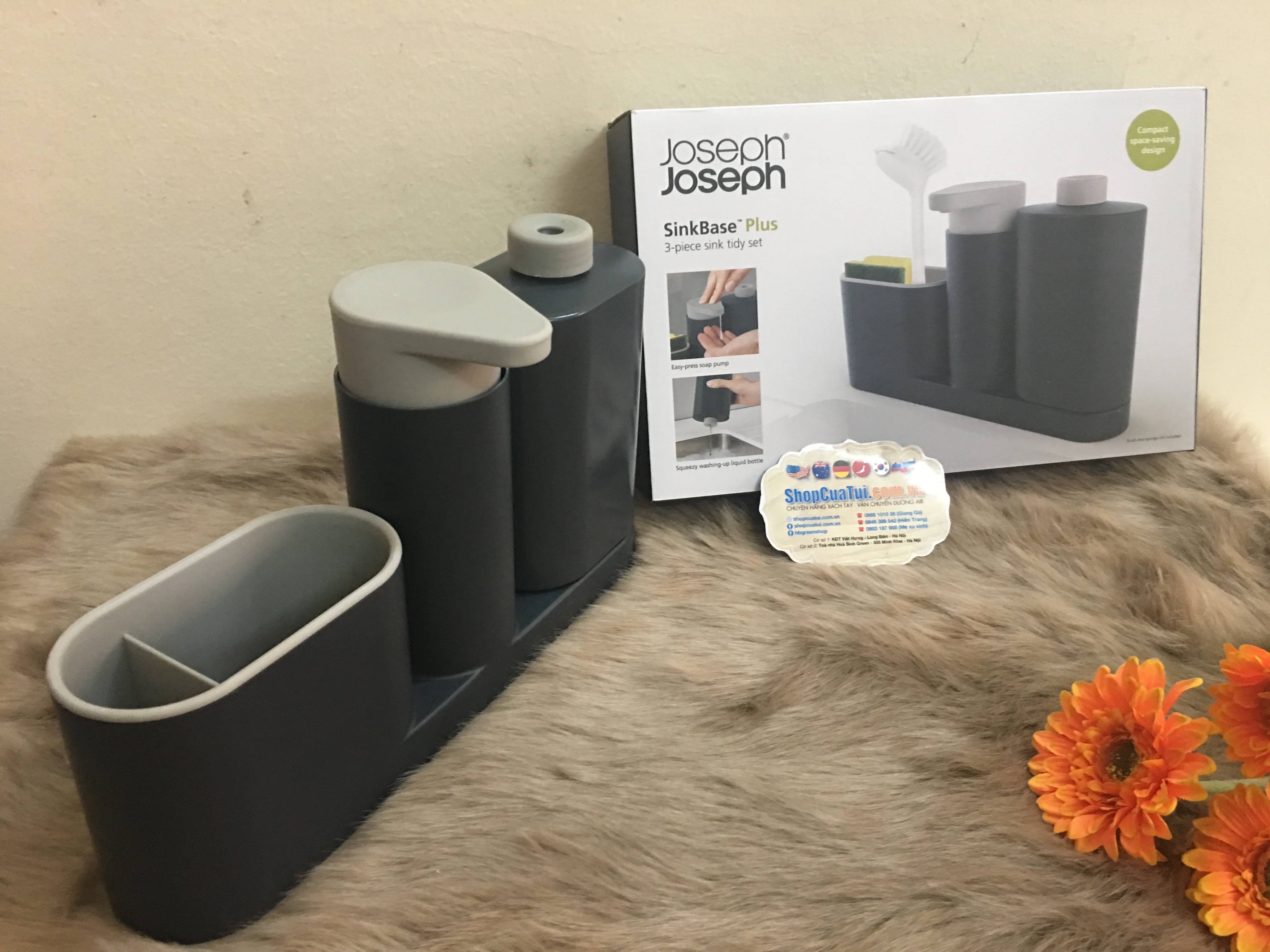 HỘP ĐỰNG XÀ PHÒNG BÔNG RỬA BÁT JOSEPH JOSEPH