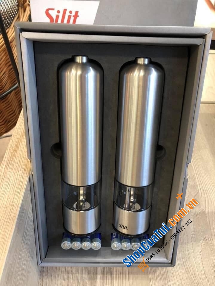 Set xay tiêu muối Silit chạy pin tiểu