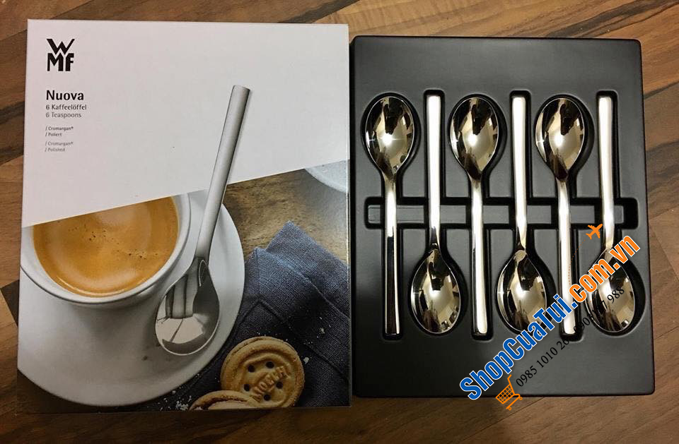 SET 6 THÌA CÀ PHÊ/ ĂN SÚP WMF NOUVA