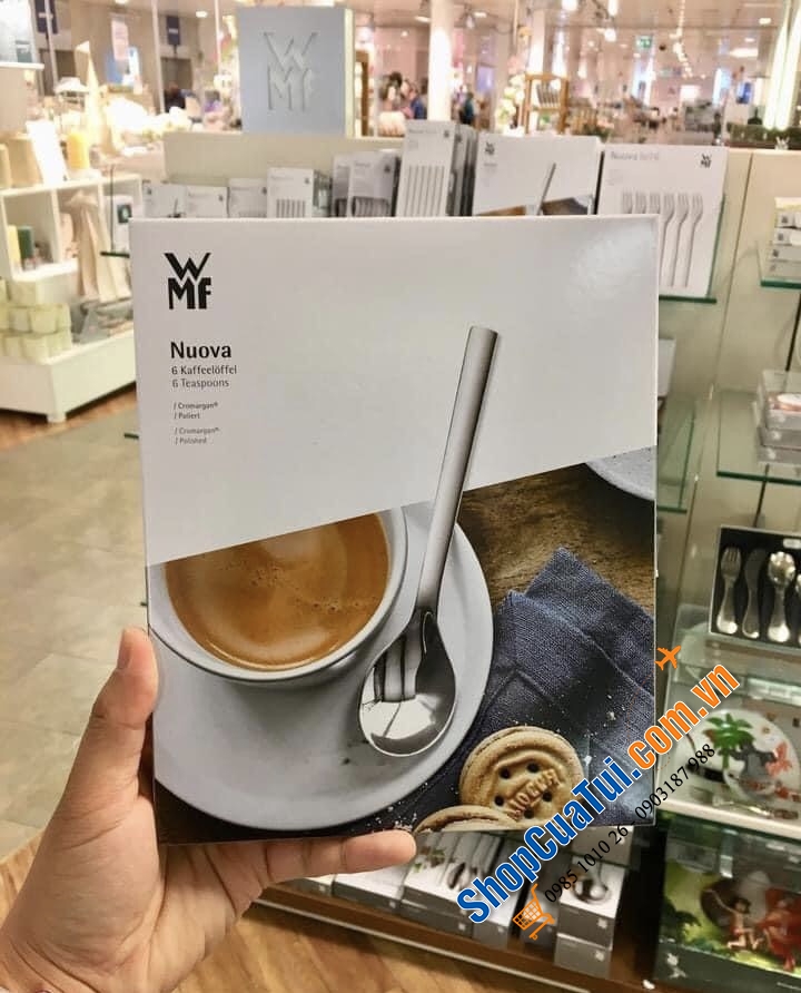 SET 6 THÌA CÀ PHÊ/ ĂN SÚP WMF NOUVA