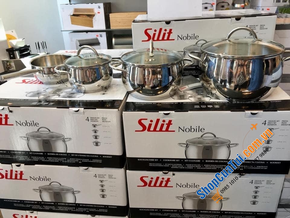 BỘ NỒI SILIT NOBILE 4 MÓN
