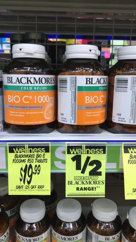 Blackmores Bio C 1000mg 62 Tablets Vitamin C