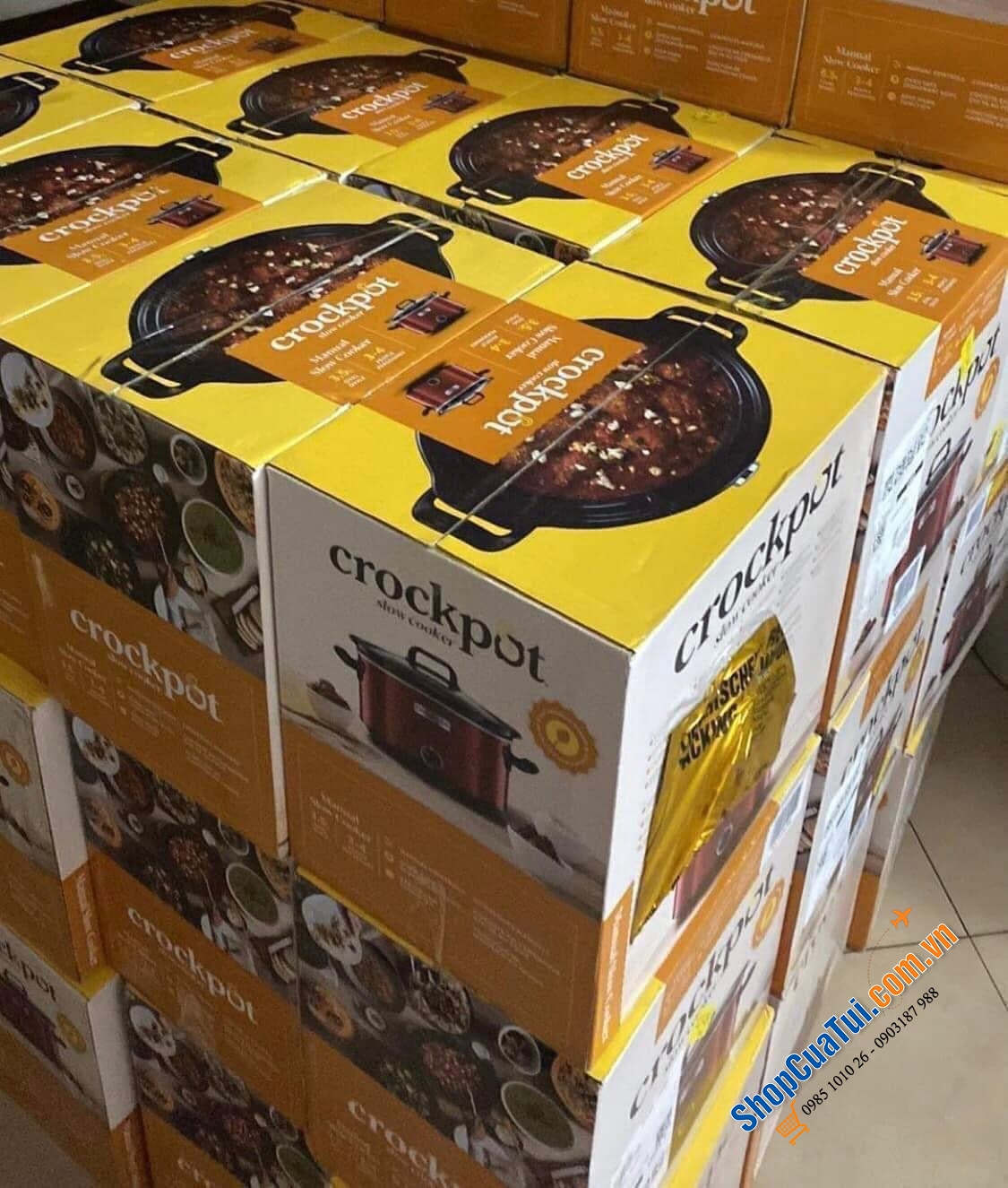 NỒI NẤU CHẬM CROCK POT 3,5 lít, hai cài đặt nhiệt và chức năng giữ ấm, phù hợp dành cho gia đình nhỏ 2-4 người