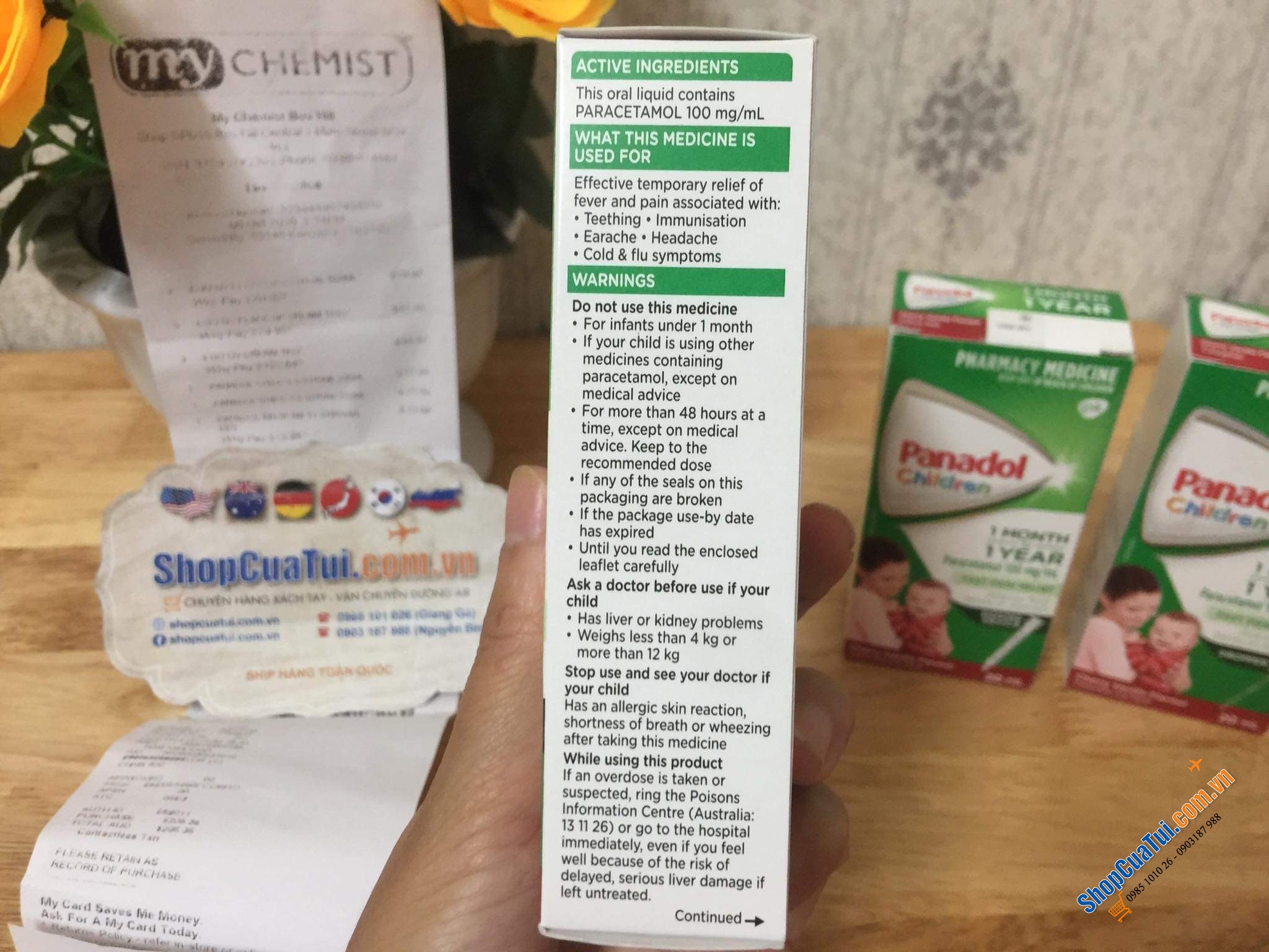 Panadol GIẢM ĐAU, HẠ SỐT Cho Bé 1 Tháng Đến 1Tuổi - Panadol Children 1 Month - 1 Years 20ml
