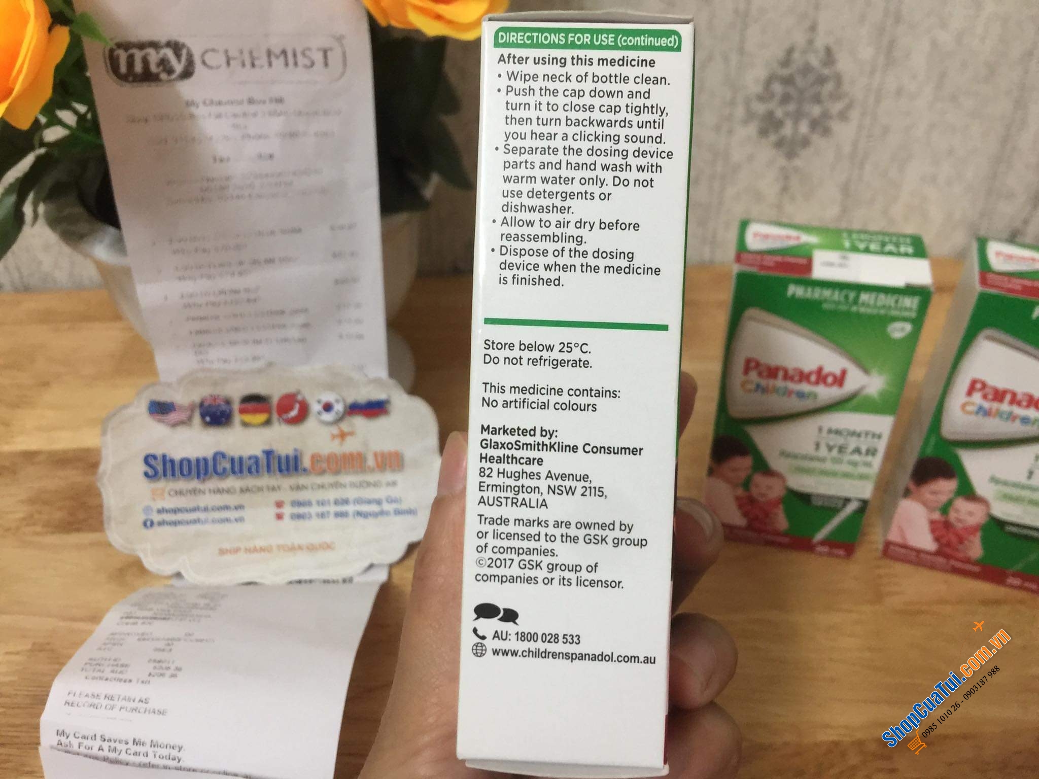 Panadol GIẢM ĐAU, HẠ SỐT Cho Bé 1 Tháng Đến 1Tuổi - Panadol Children 1 Month - 1 Years 20ml