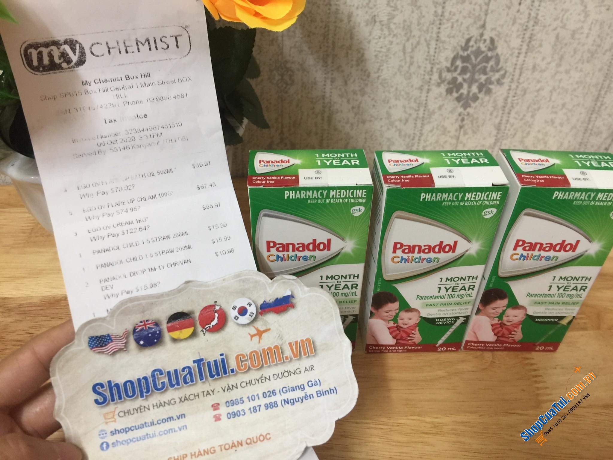 Panadol GIẢM ĐAU, HẠ SỐT Cho Bé 1 Tháng Đến 1Tuổi - Panadol Children 1 Month - 1 Years 20ml