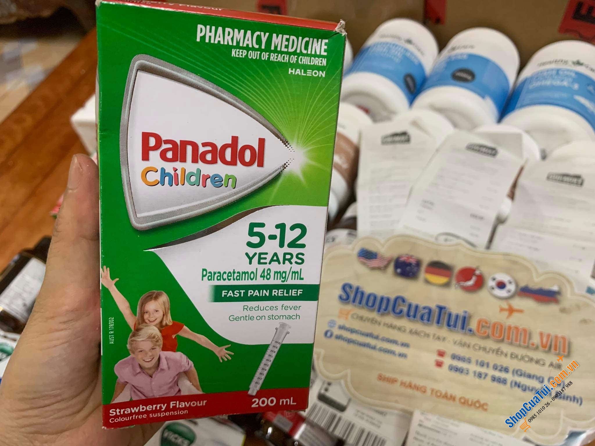 Thuốc hạ sốt và giảm đau siro Panadol Children cho trẻ 5 Tuổi - 12 Tuổi 200ml