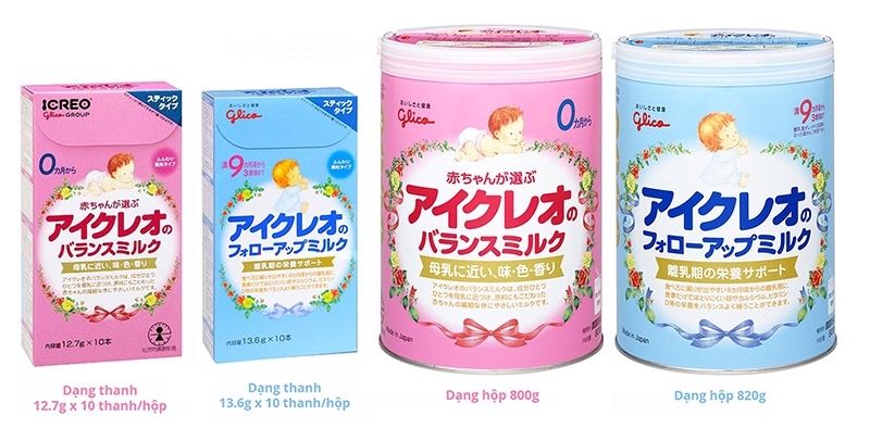 Sữa Glico số 0 nội địa Nhật 800g (0-12 tháng)