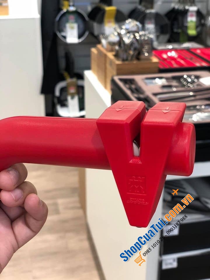 DỤNG CỤ MÀI DAO ZWILLING TWINSHARP MÀU ĐỎ