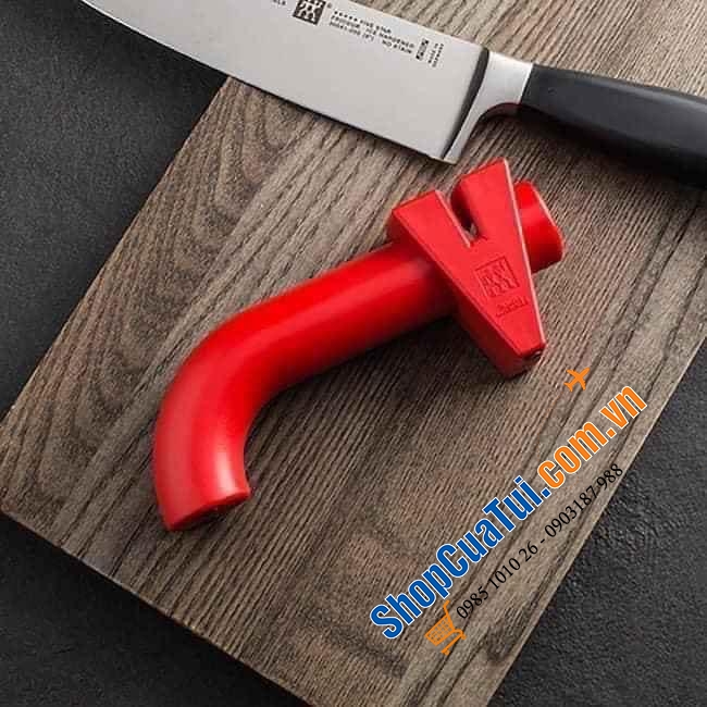 DỤNG CỤ MÀI DAO ZWILLING TWINSHARP MÀU ĐỎ
