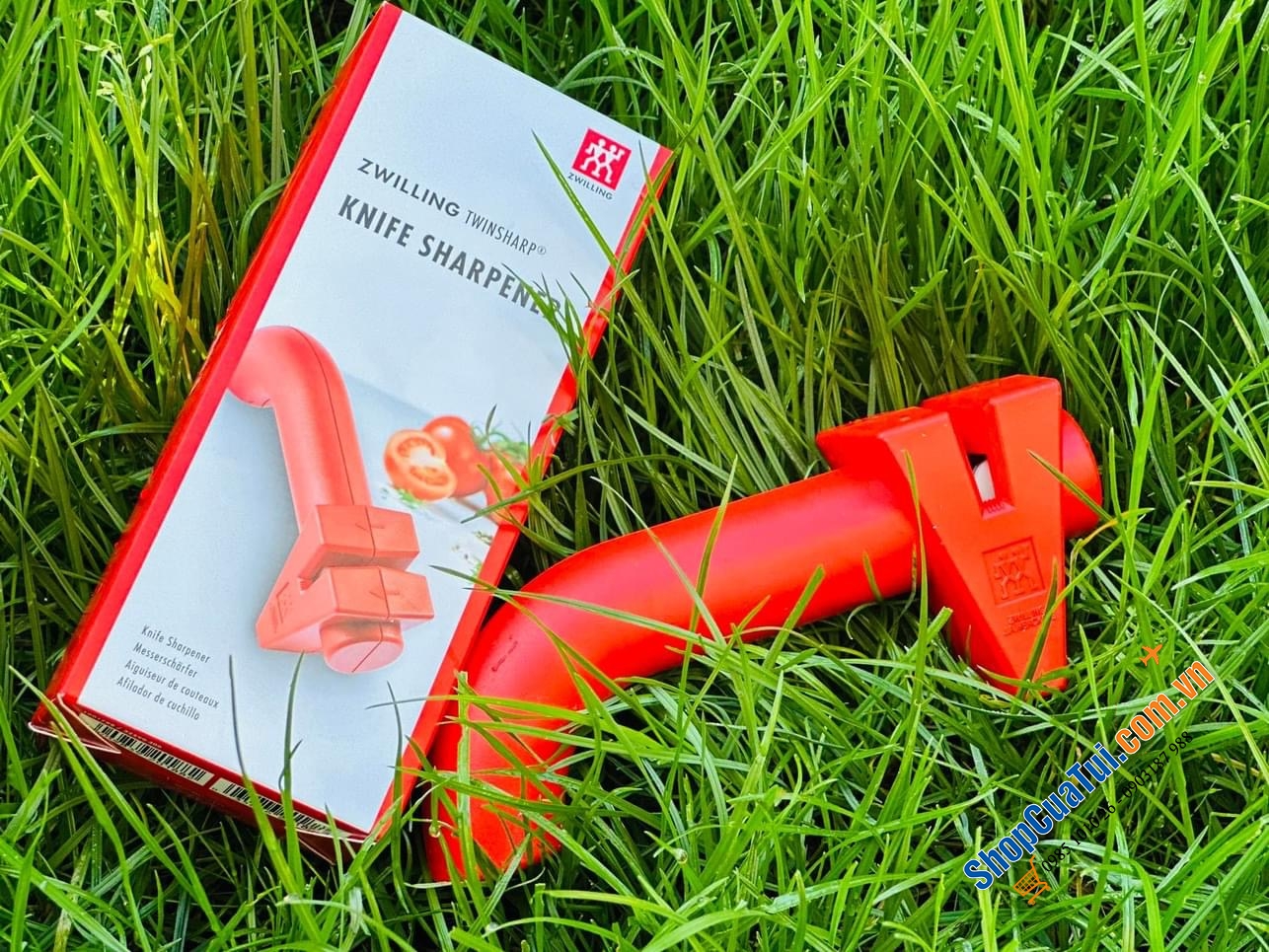 DỤNG CỤ MÀI DAO ZWILLING TWINSHARP MÀU ĐỎ
