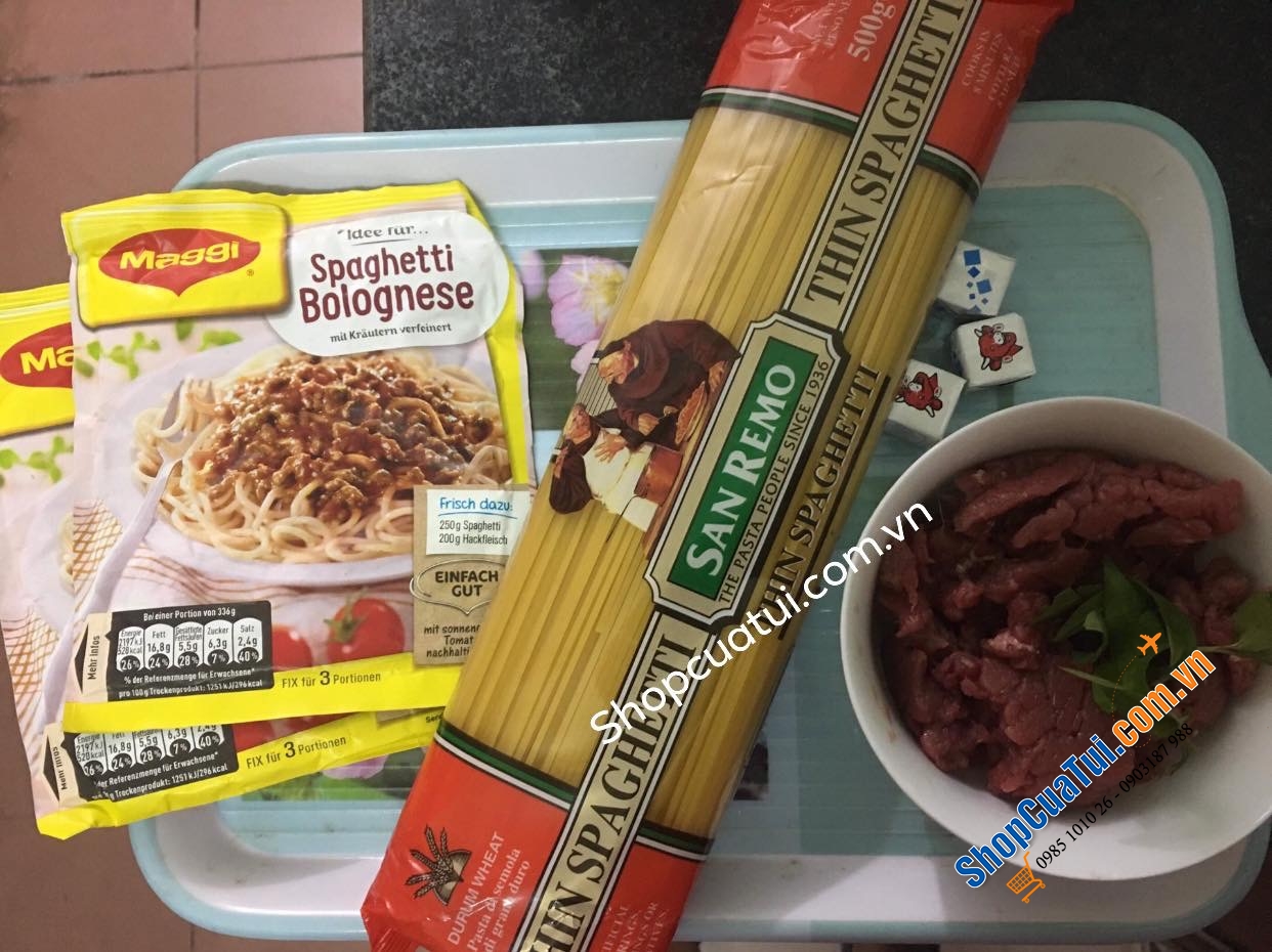 Gia vị làm nước sốt mỳ Ý Spaghetti Bolognese hiệu Maggi 38g
