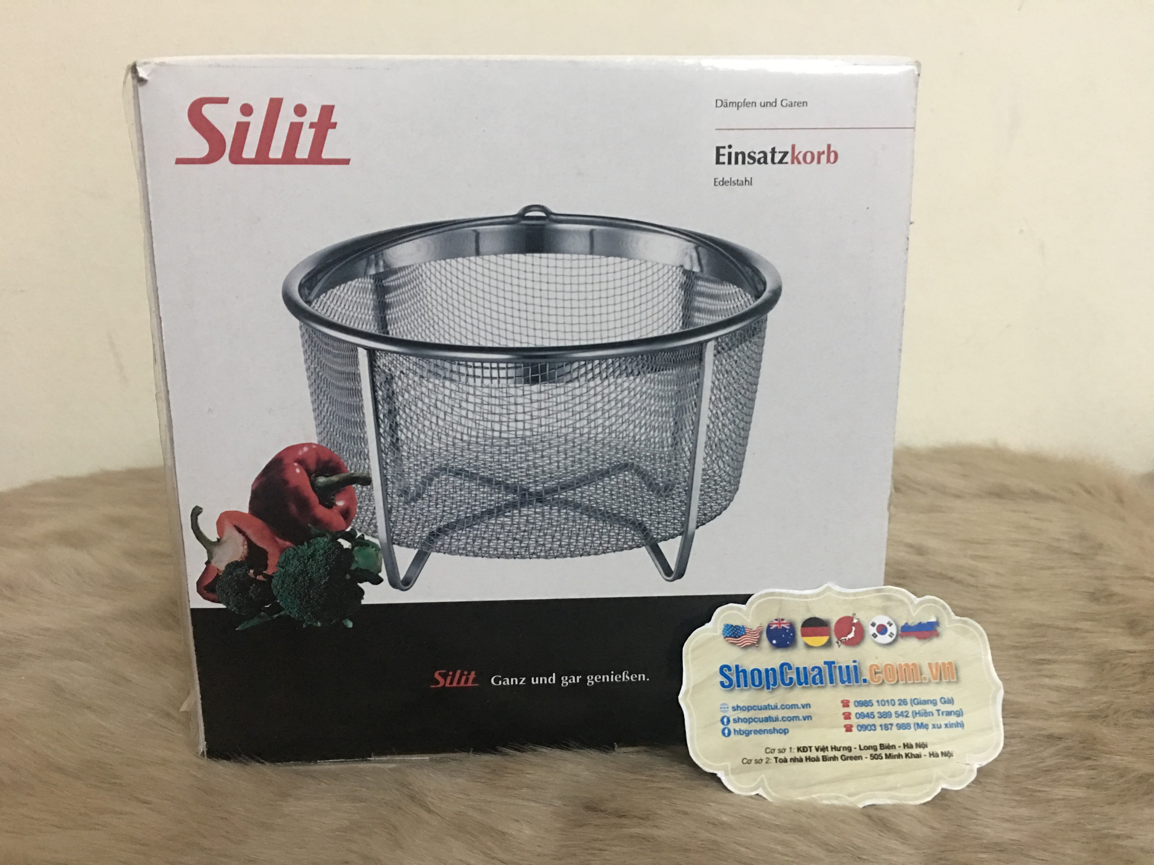 Rổ hấp Silit 19cm