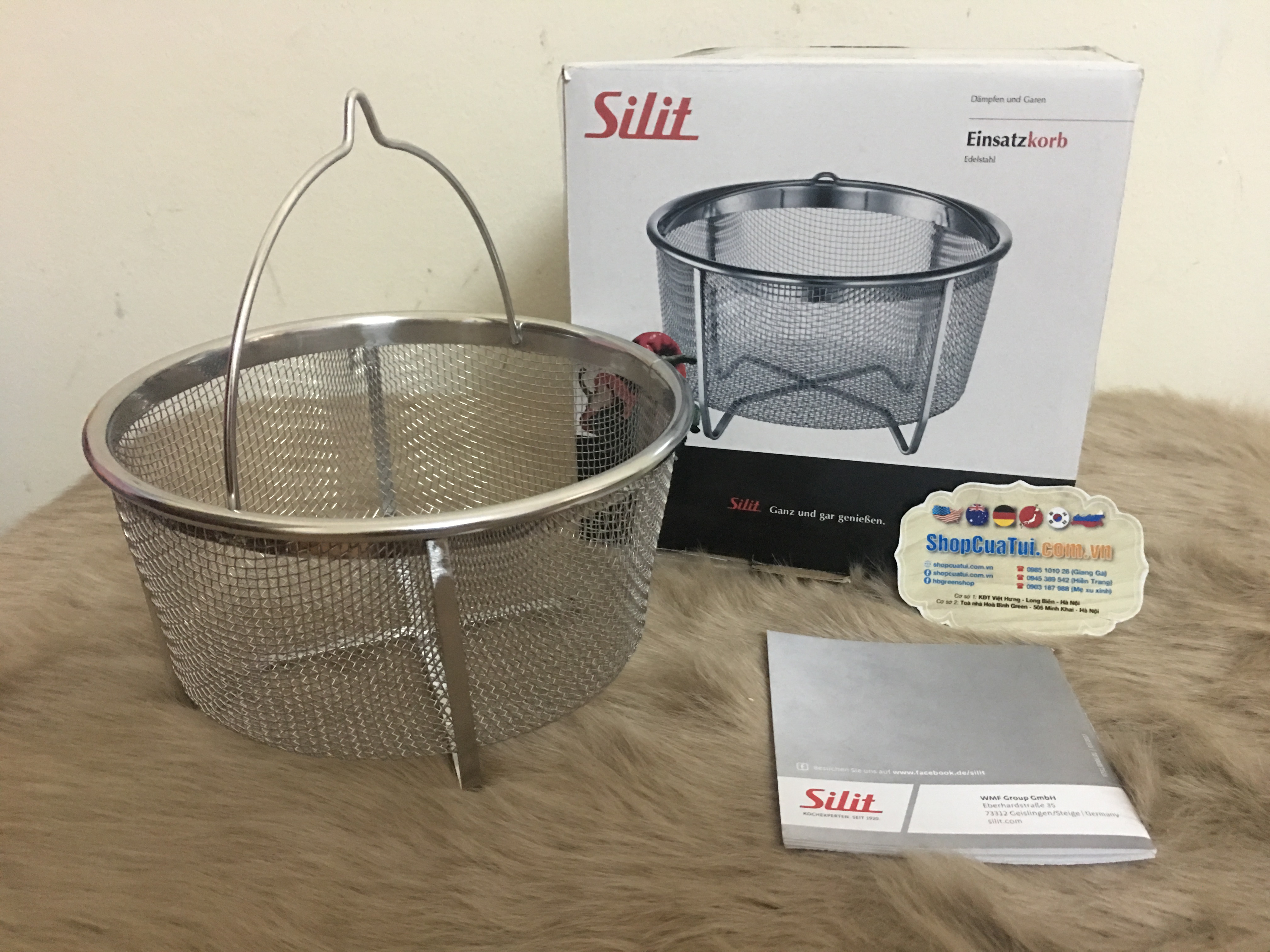 Rổ hấp Silit 19cm