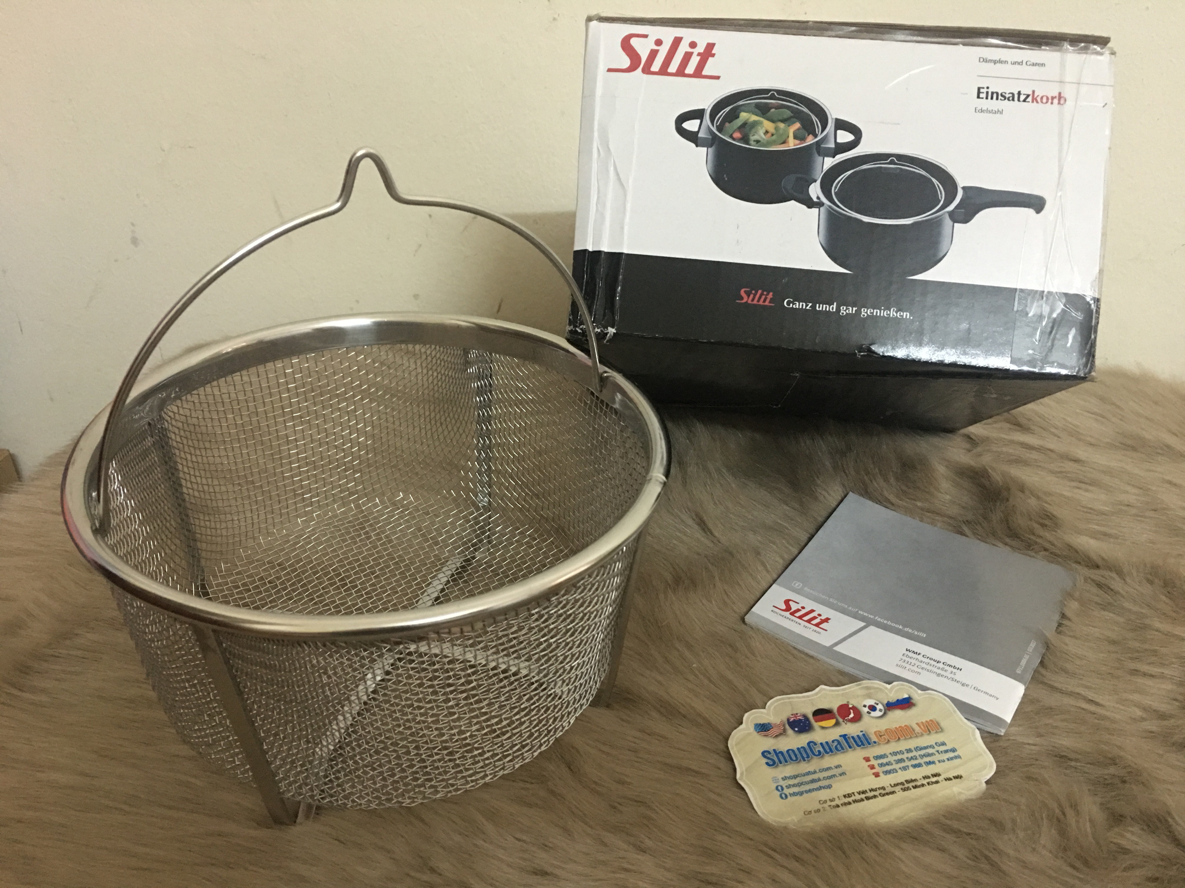 Rổ hấp Silit 19cm