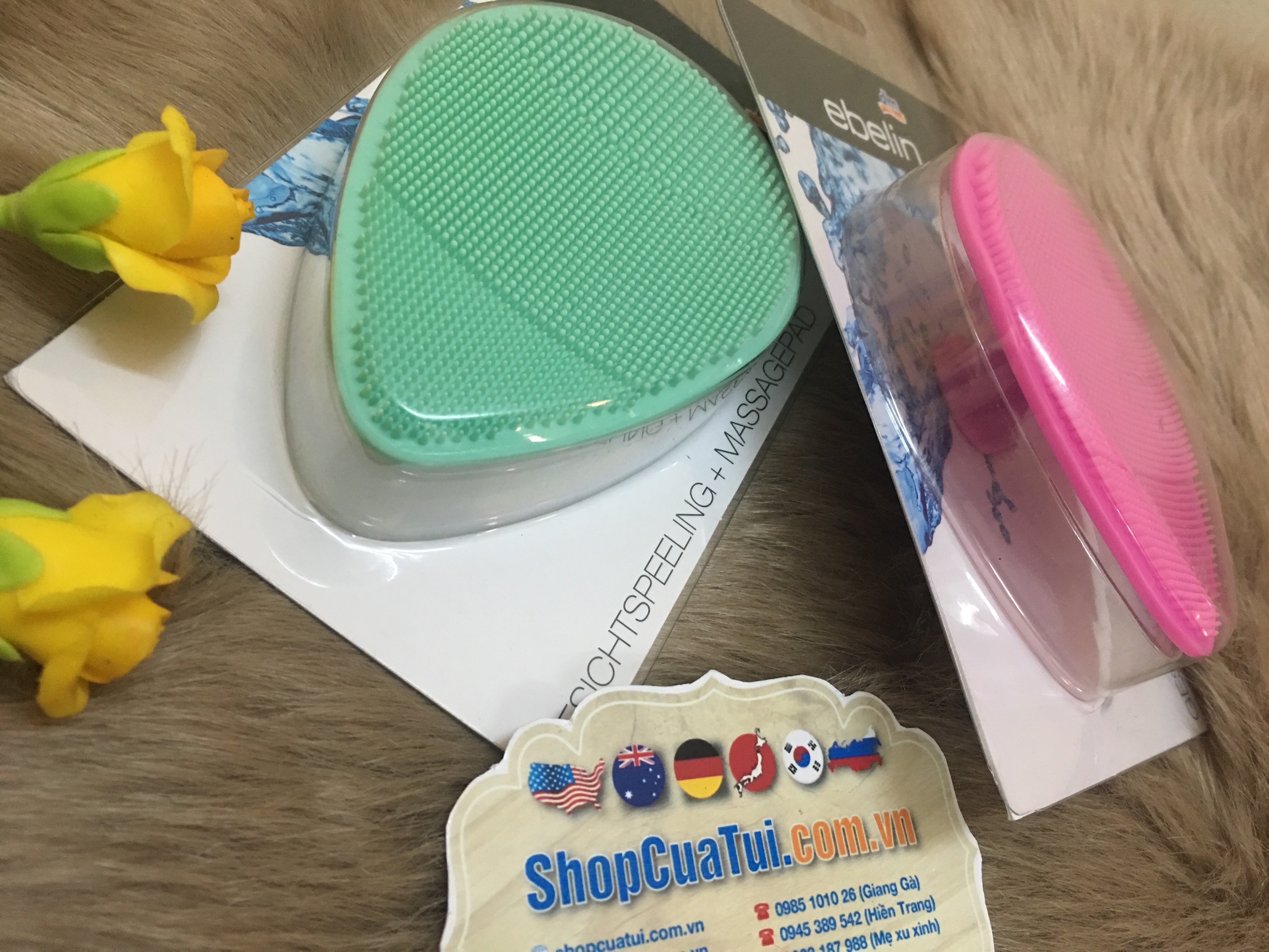 MIẾNG RỬA MẶT SILICON EBELIN