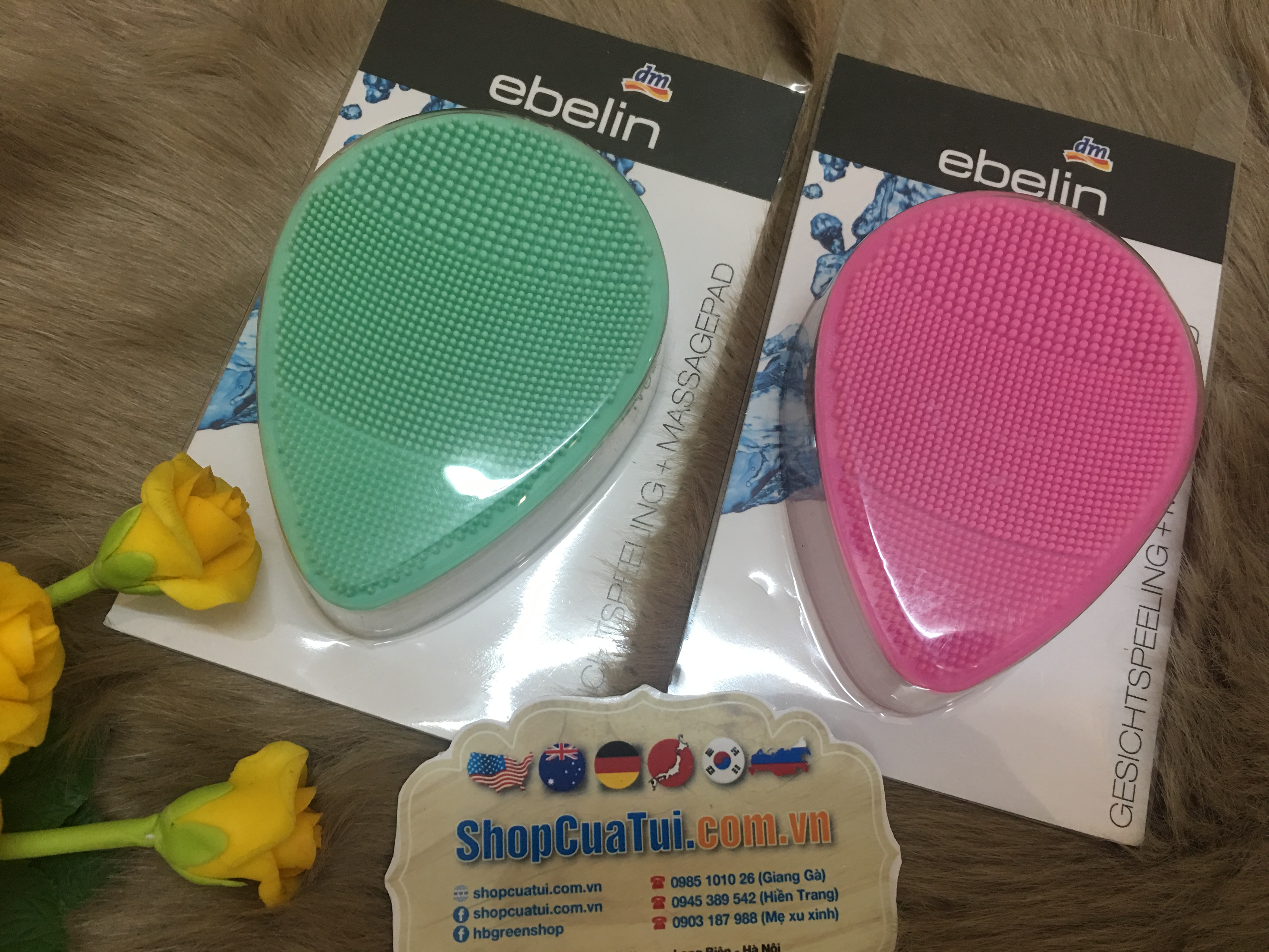 MIẾNG RỬA MẶT SILICON EBELIN