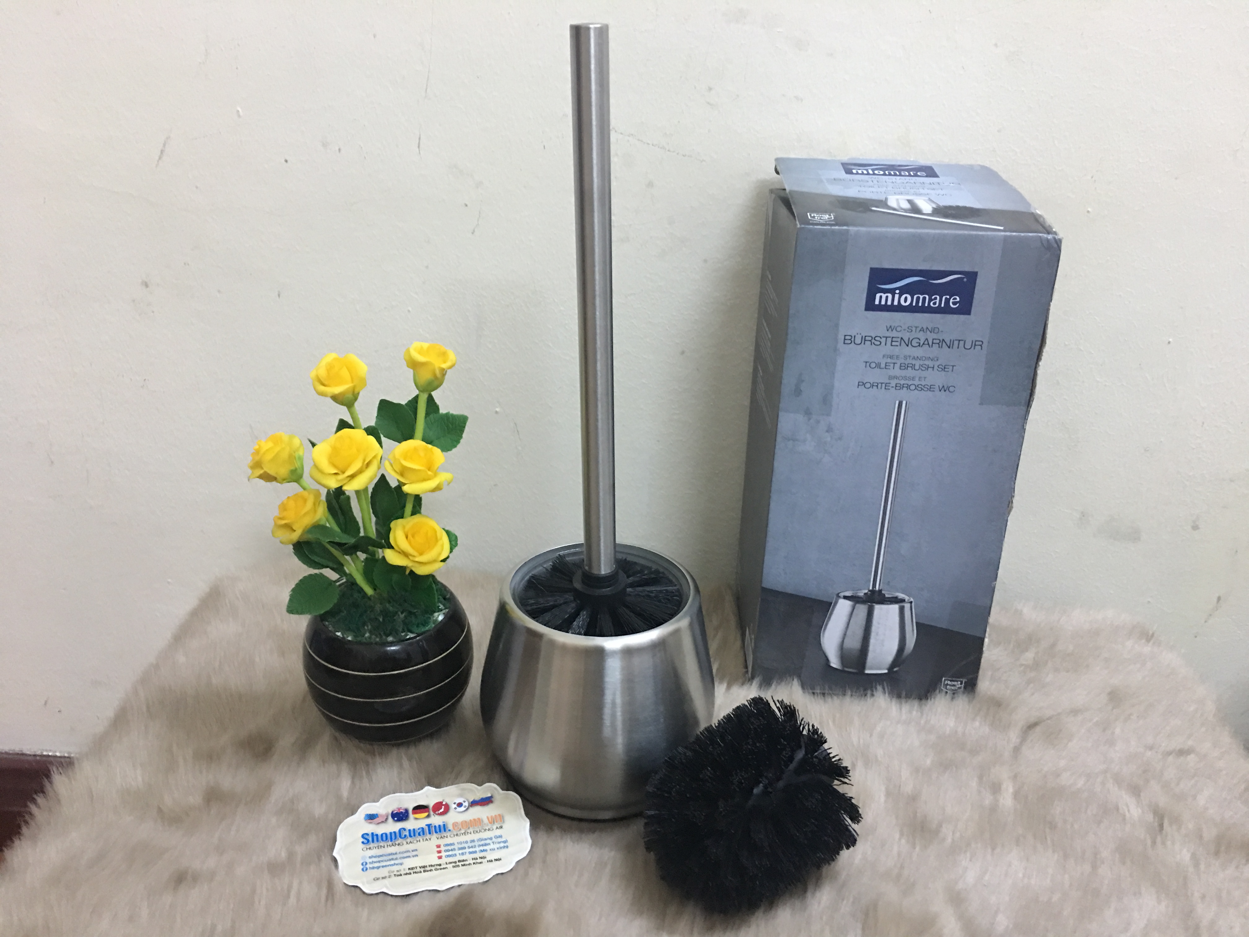 Cây cọ Toa-lét chuẩn Đức.