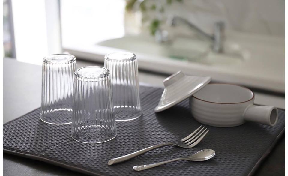 Thảm ráo bát đĩa thìa Home Creation hàng Nội địa Đức, kích thước 45x40 cm