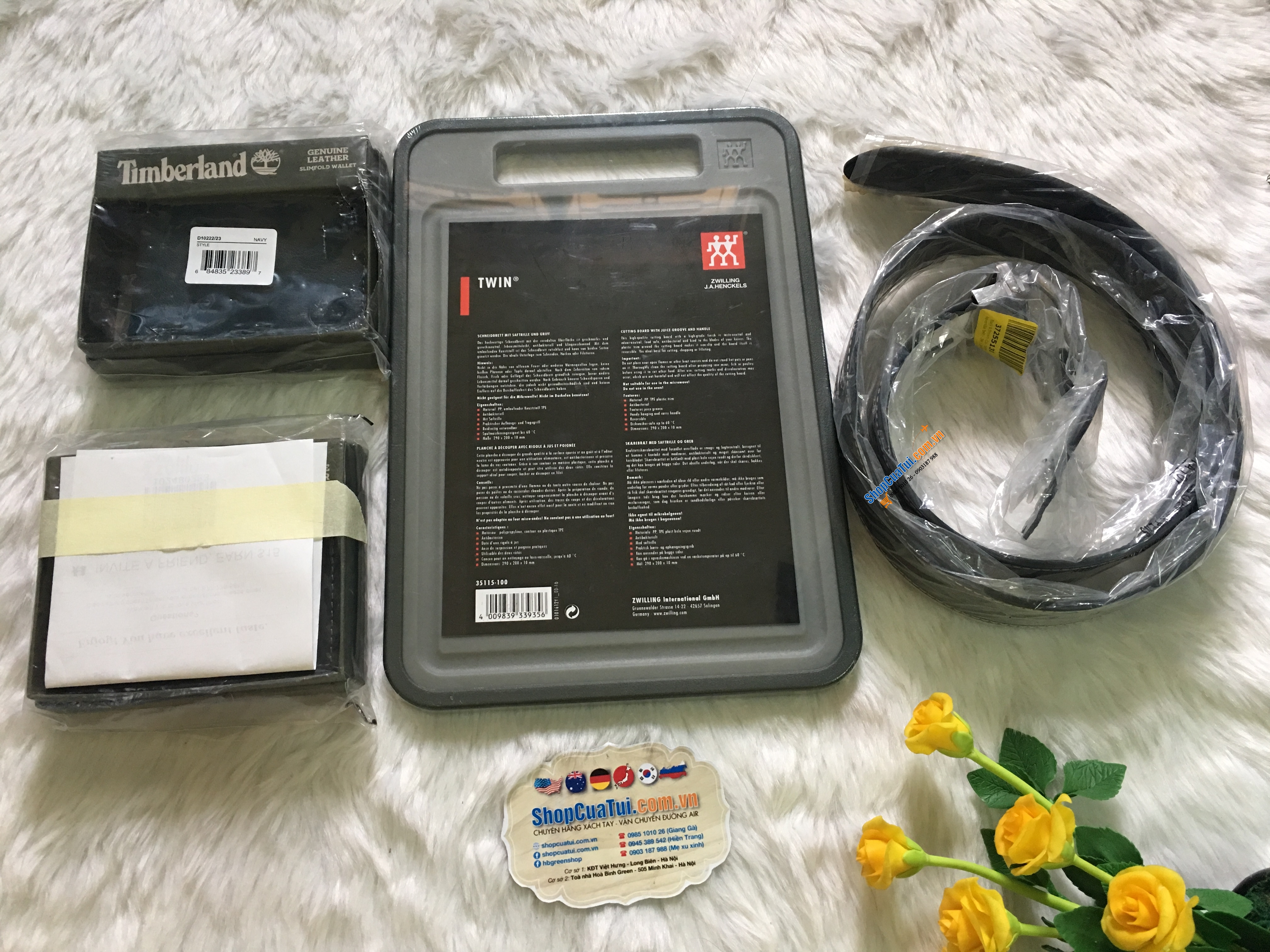 Thớt kháng khuẩn cao cấp Zwilling  - Đức - Size 29x20x1cm