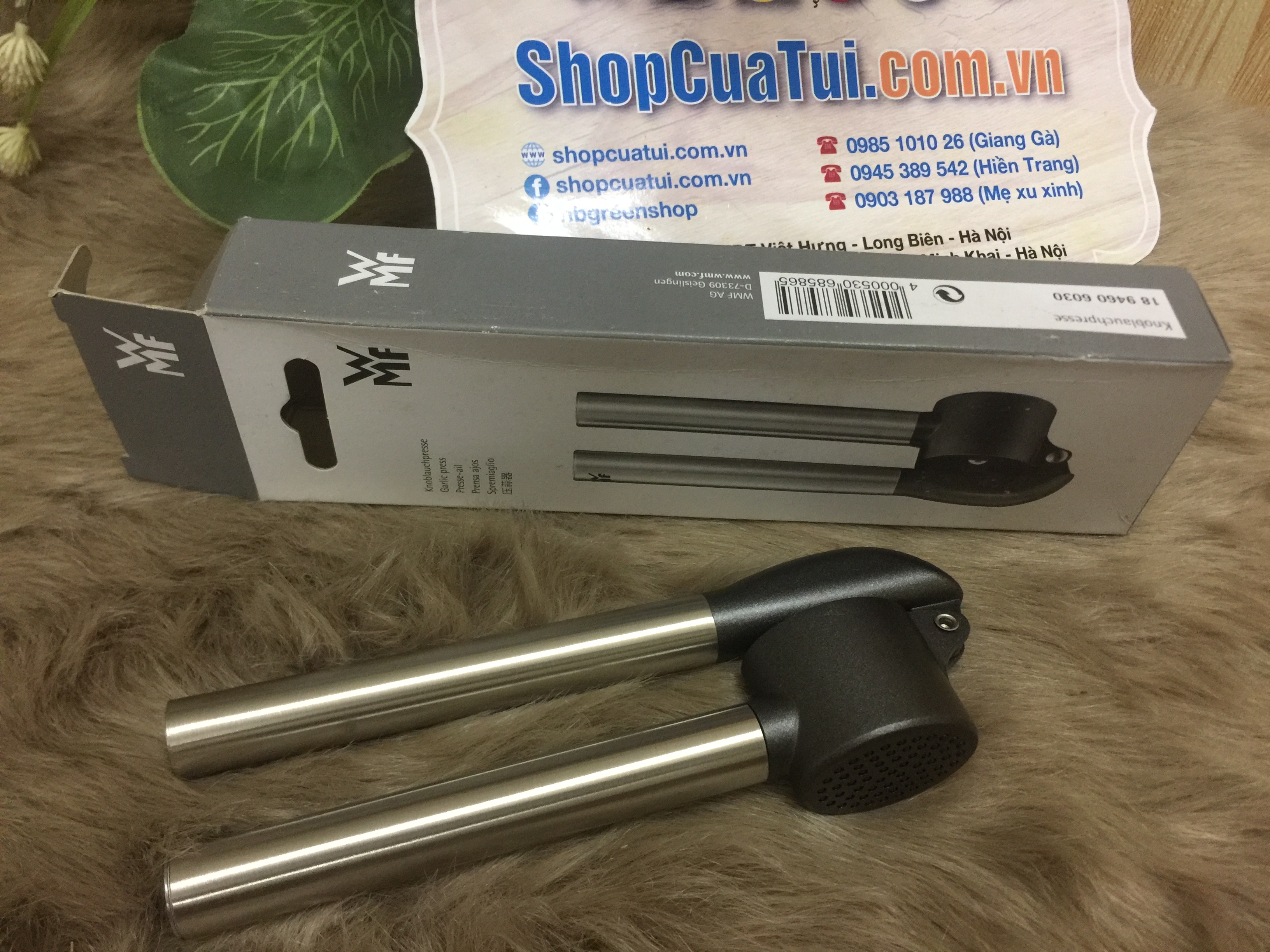 KẸP TỎI WMF - tạo lực hỗ trợ ép tỏi được dễ dàng, nhỏ, sạch