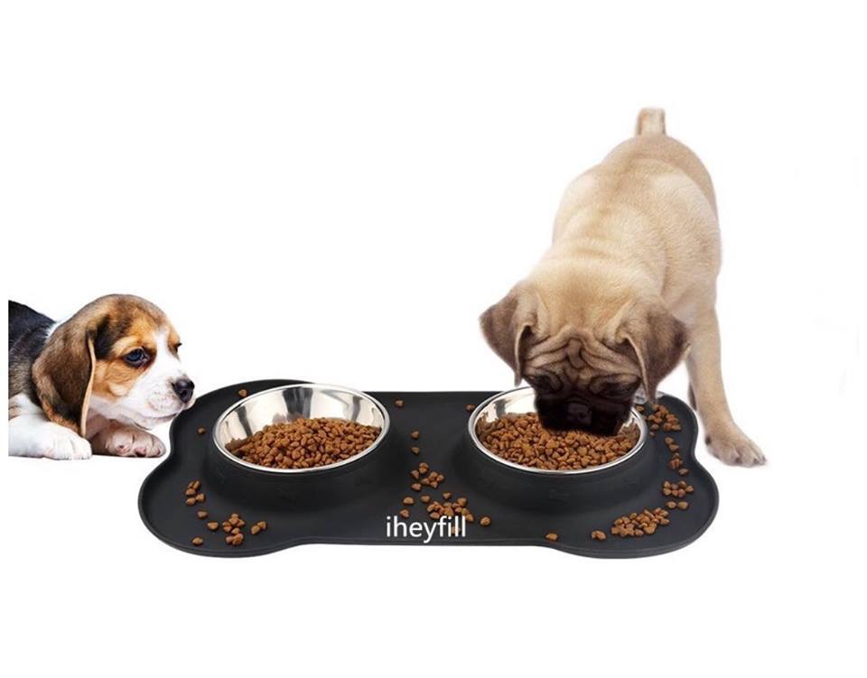 SET BÁT ĐỰNG ĐỒ ĂN CHO THÚ CƯNG Iheyfill