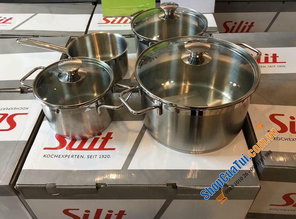 Bộ nồi Silit Pisa 4 nồi