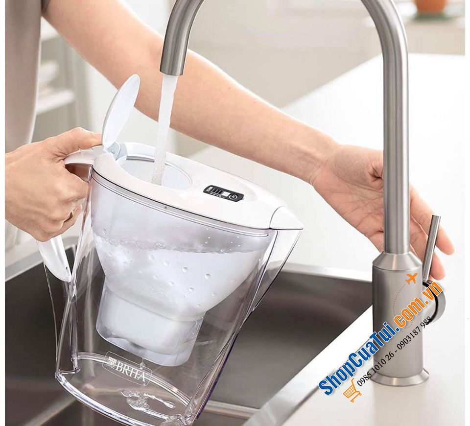 BÌNH LỌC NƯỚC BRITA MARELLA XL 3,5L kèm lõi lọc