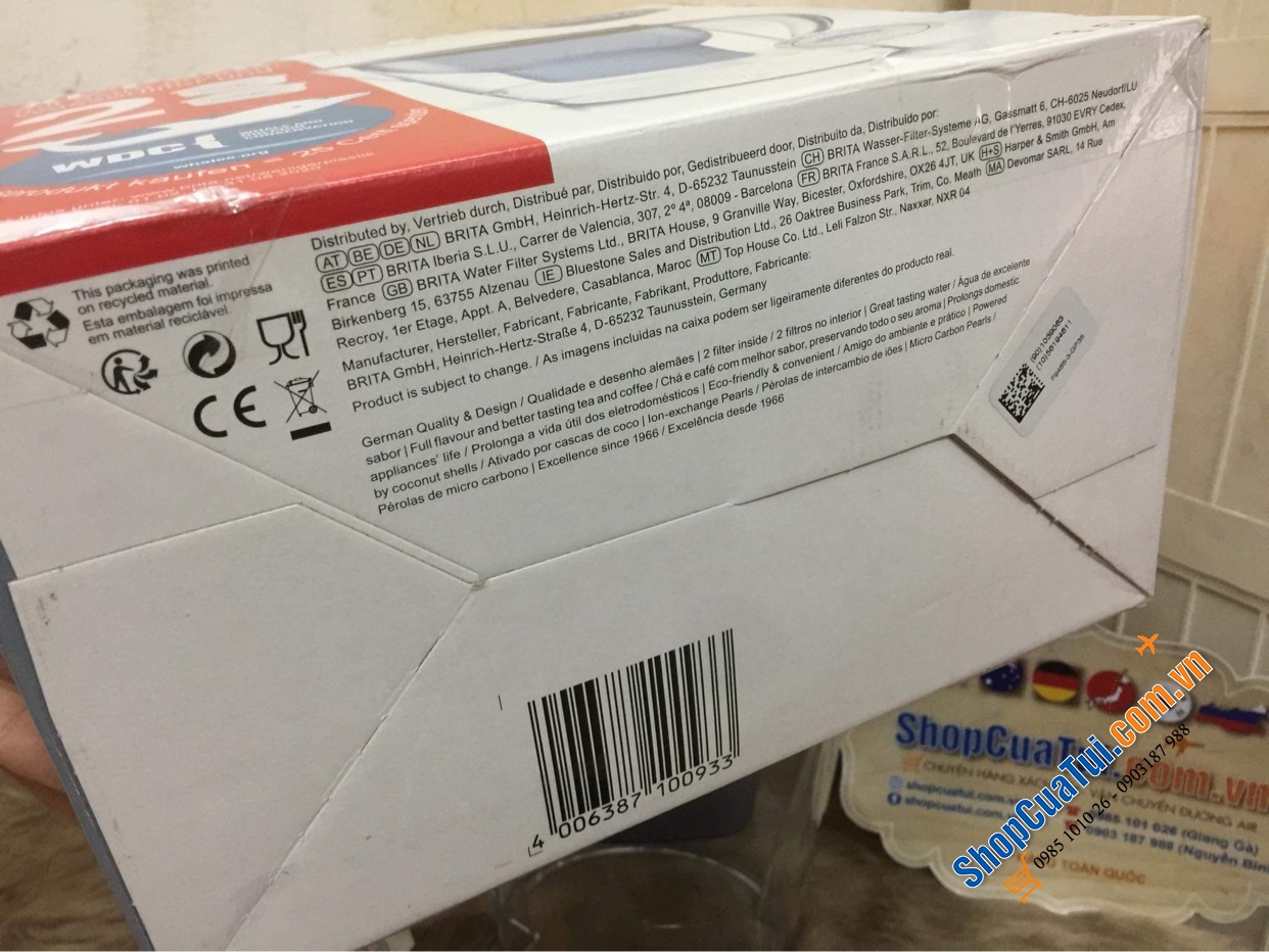 BÌNH LỌC NƯỚC BRITA MARELLA XL 3,5L kèm lõi lọc