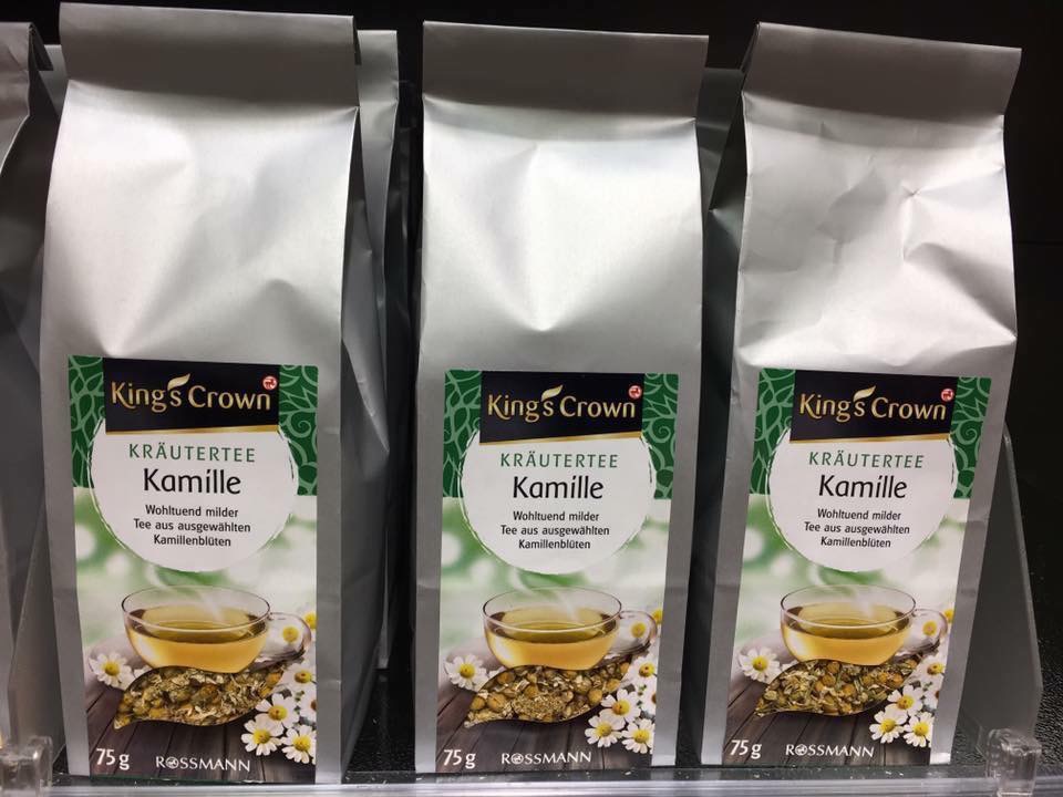 Trà hoa cúc nguyên bông King Crown, Đức 75g