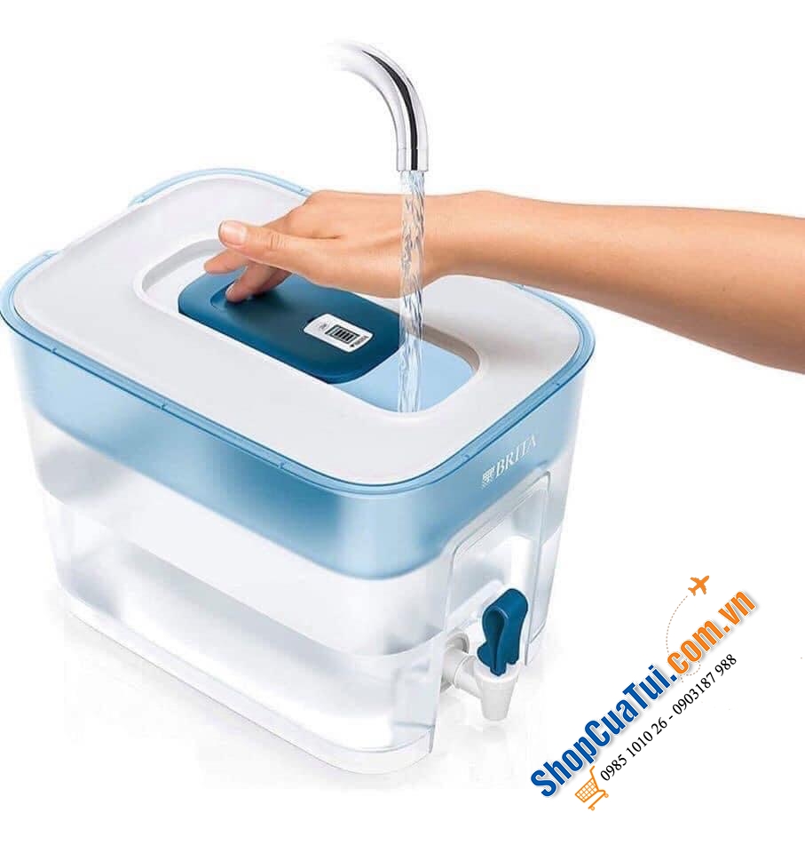 BÌNH LỌC NƯỚC BRITA FLOW GERMANY THIẾT KẾ MỚI 8,2 LIT