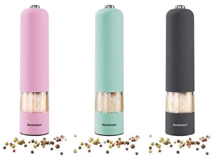  Lọ xay tiêu - Tông màu Pastel, design mới của Silvercrest