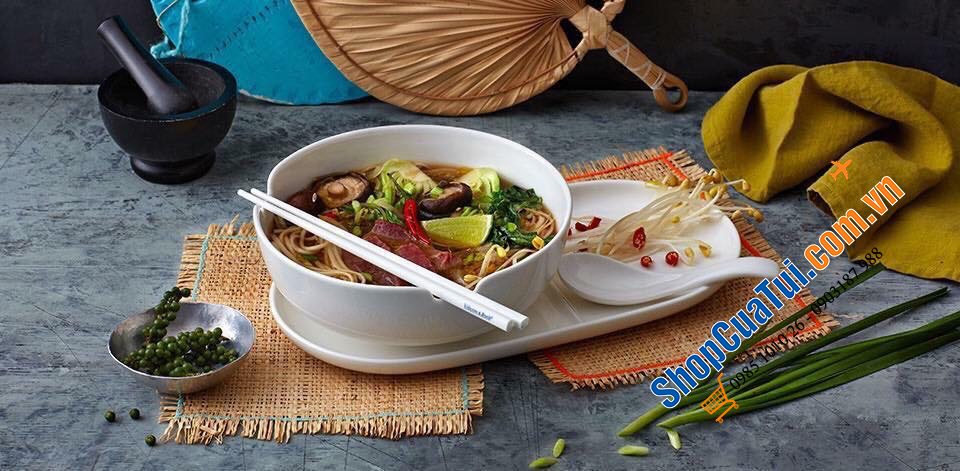 BÁT ĂN PHỞ, ĂN MÌ TÔM, BÚN BÒ, BÁT CANH VILLEROY BOCH SINCE 1748 - MADE IN GERMANY