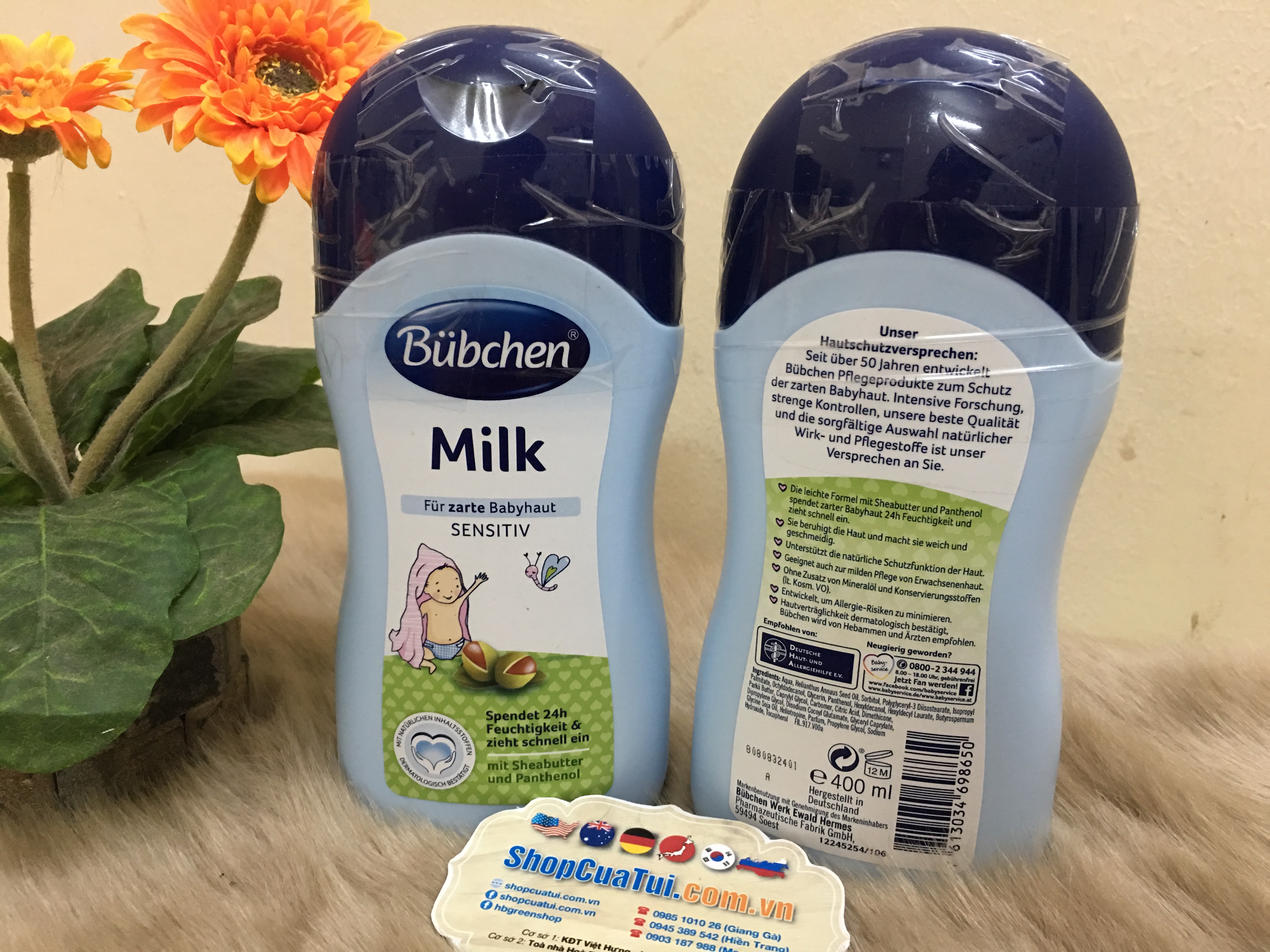 Sữa dưỡng thể Bübchen Milk 400ml 