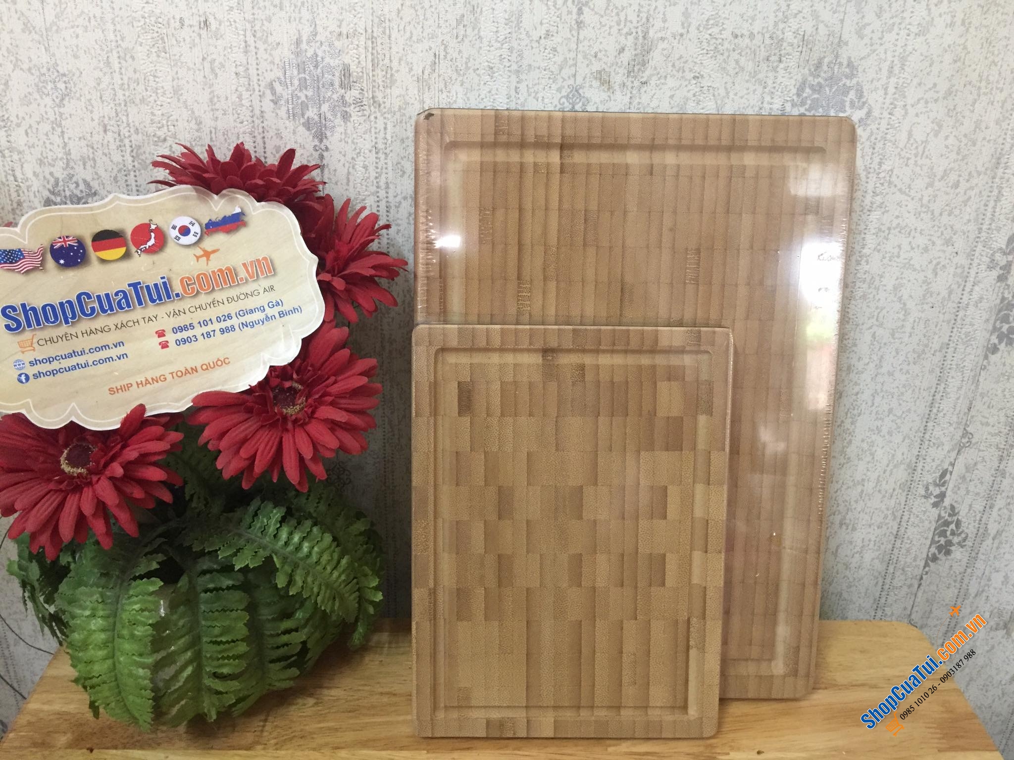 THỚT TRE ZWILLING TWIN kích thước 36,5 x 25 cm