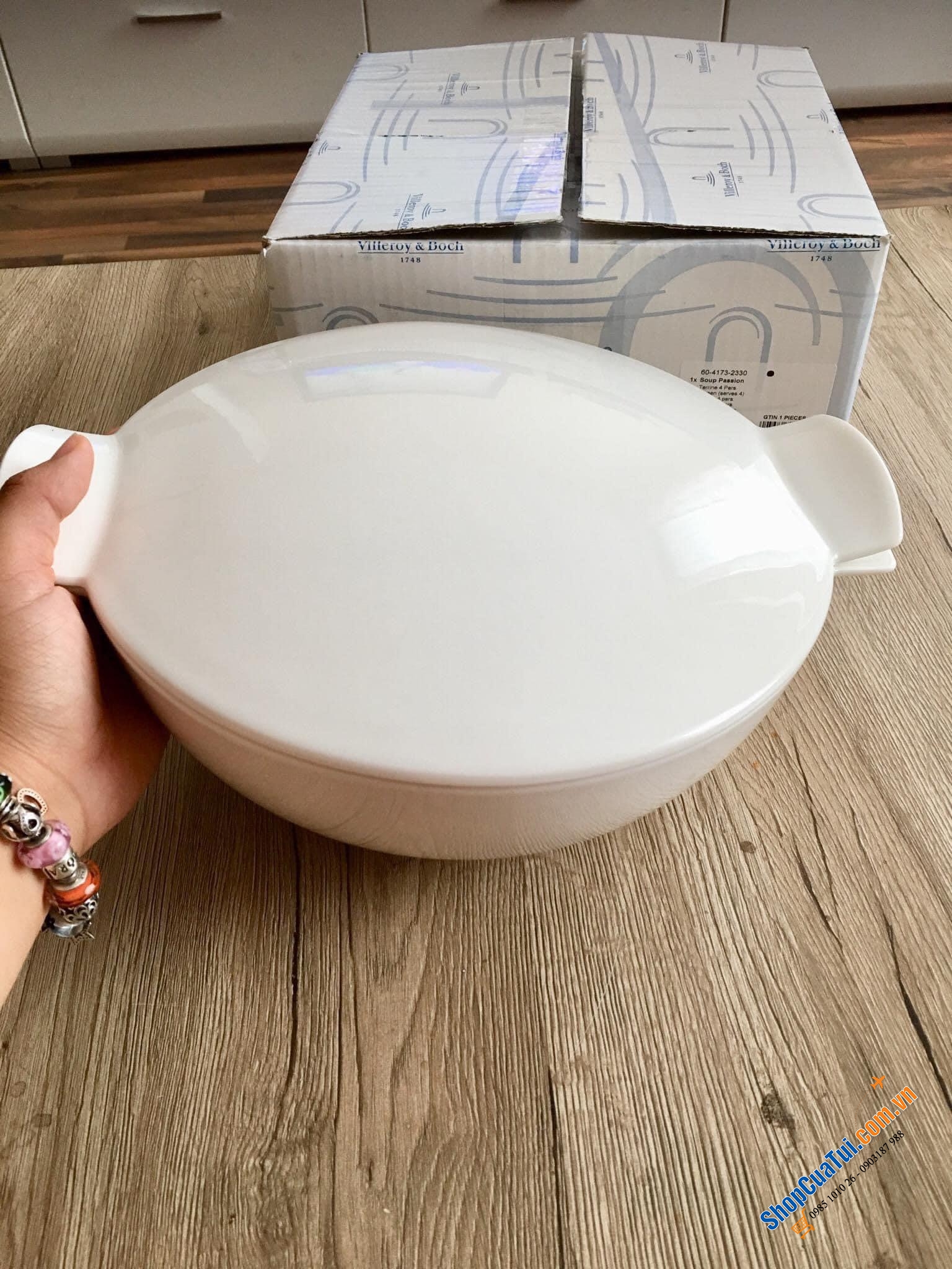 Âu Sứ cao cấp đựng canh, cơm Villeroy Boch Since 1748 - Premuim Porcelein