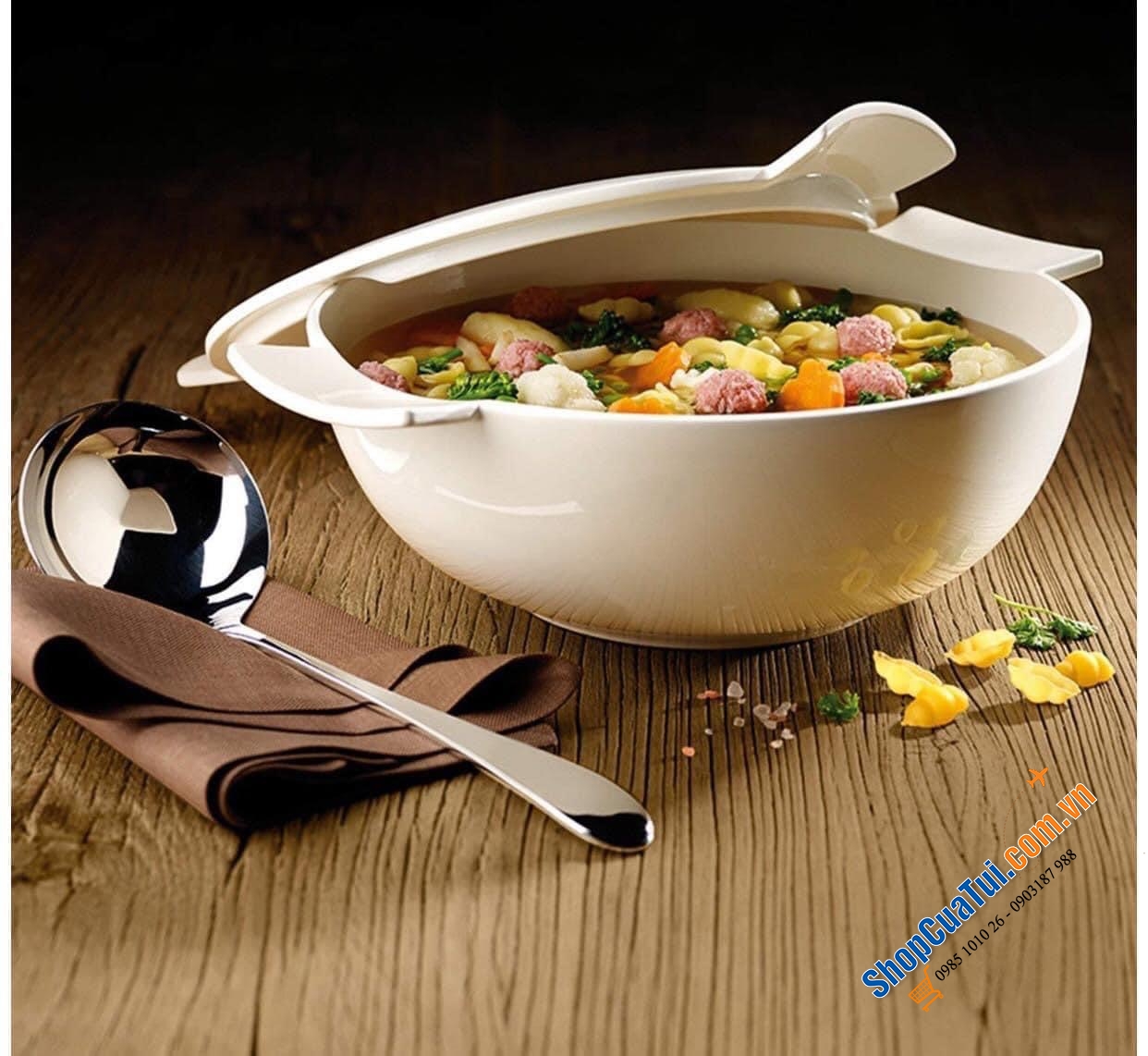 Âu Sứ cao cấp đựng canh, cơm Villeroy Boch Since 1748 - Premuim Porcelein