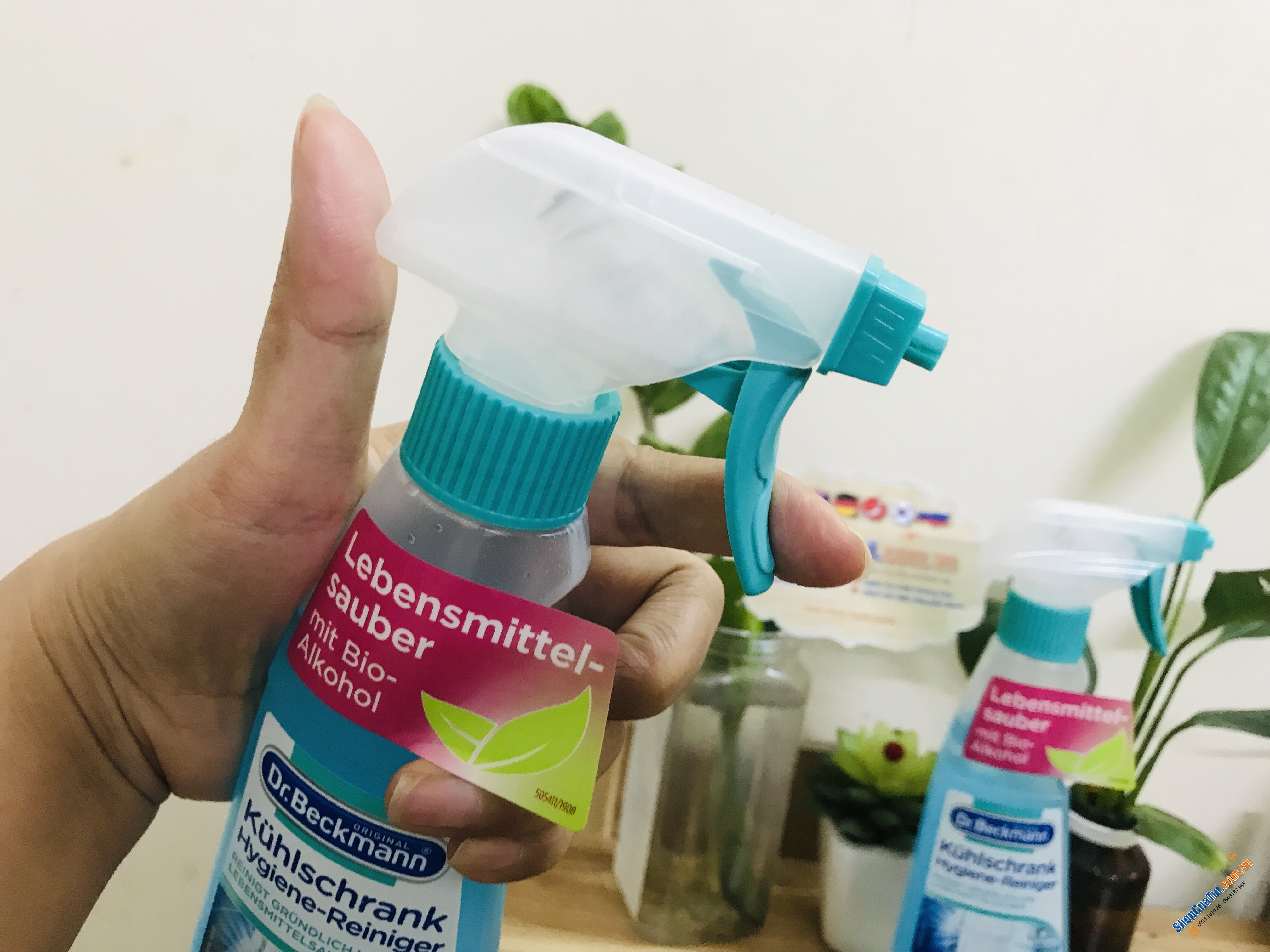 Dung dịch dọn vệ sinh tủ lạnh, lò vi sóng, lò nướng, tủ đông, bàn bếp, nồi chiên không dầu Dr Beckmann - Made in Germany