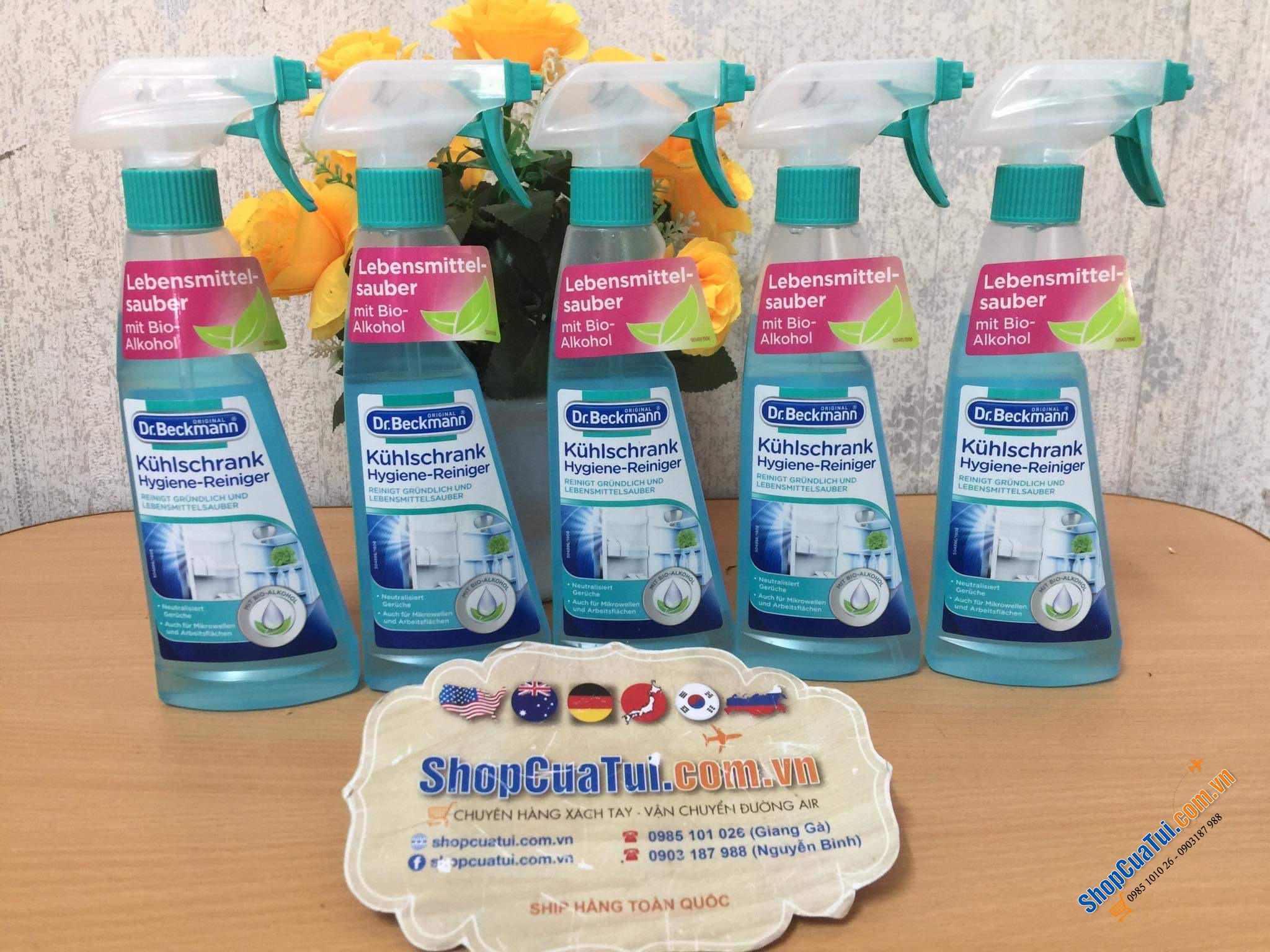 Dung dịch dọn vệ sinh tủ lạnh, lò vi sóng, lò nướng, tủ đông, bàn bếp, nồi chiên không dầu Dr Beckmann - Made in Germany