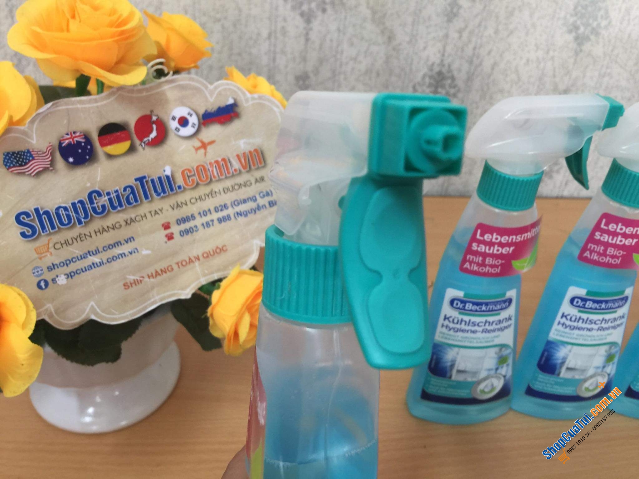 Dung dịch dọn vệ sinh tủ lạnh, lò vi sóng, lò nướng, tủ đông, bàn bếp, nồi chiên không dầu Dr Beckmann - Made in Germany