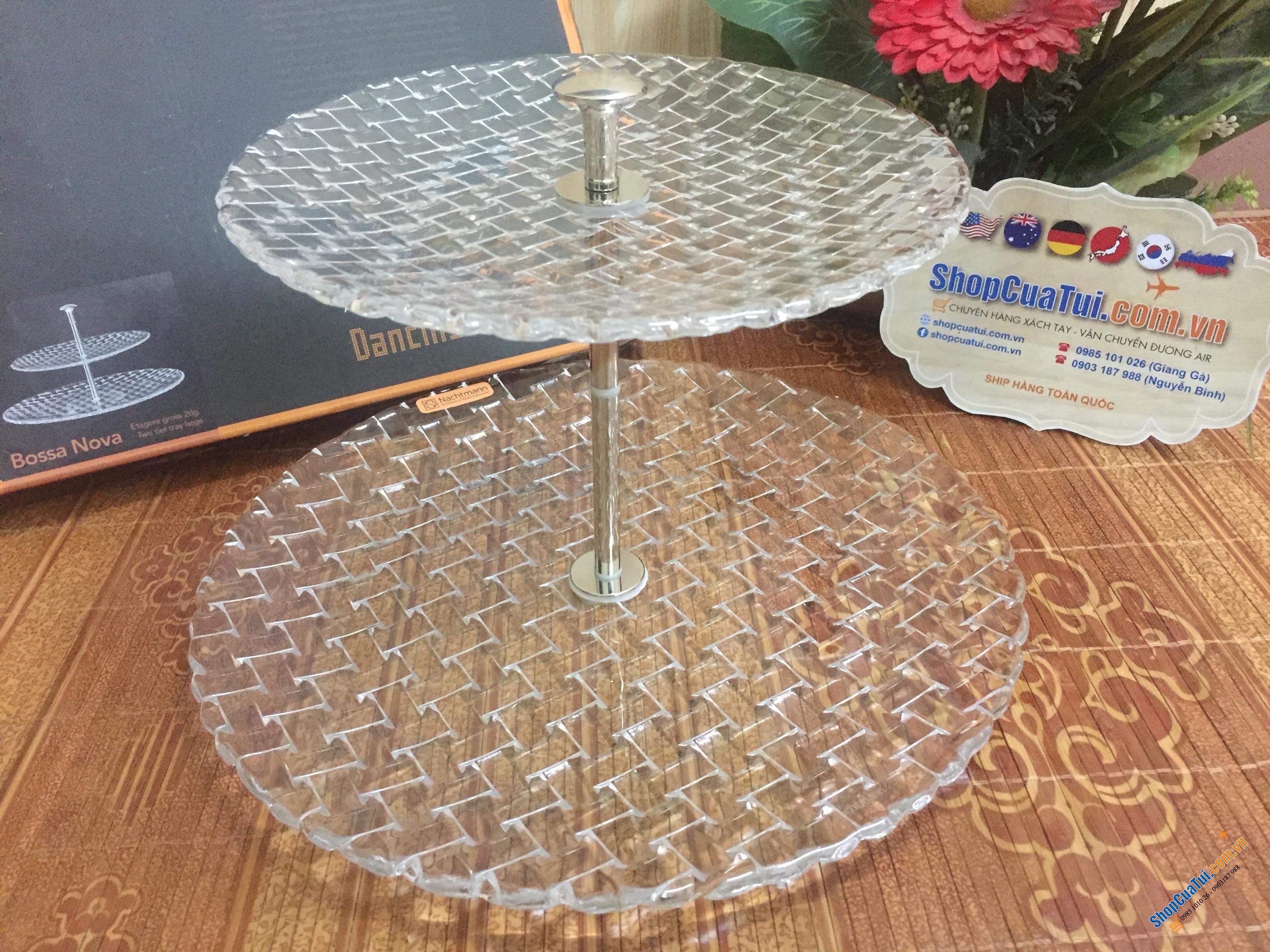 ĐĨA ĐỰNG HOA QUẢ - BÁNH NGỌT 2 TẦNG NACHTMANN