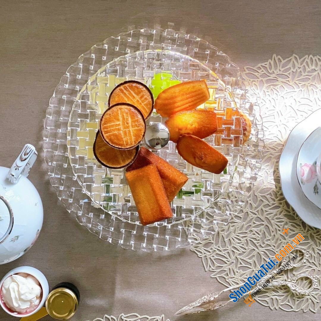 ĐĨA ĐỰNG HOA QUẢ - BÁNH NGỌT 2 TẦNG NACHTMANN