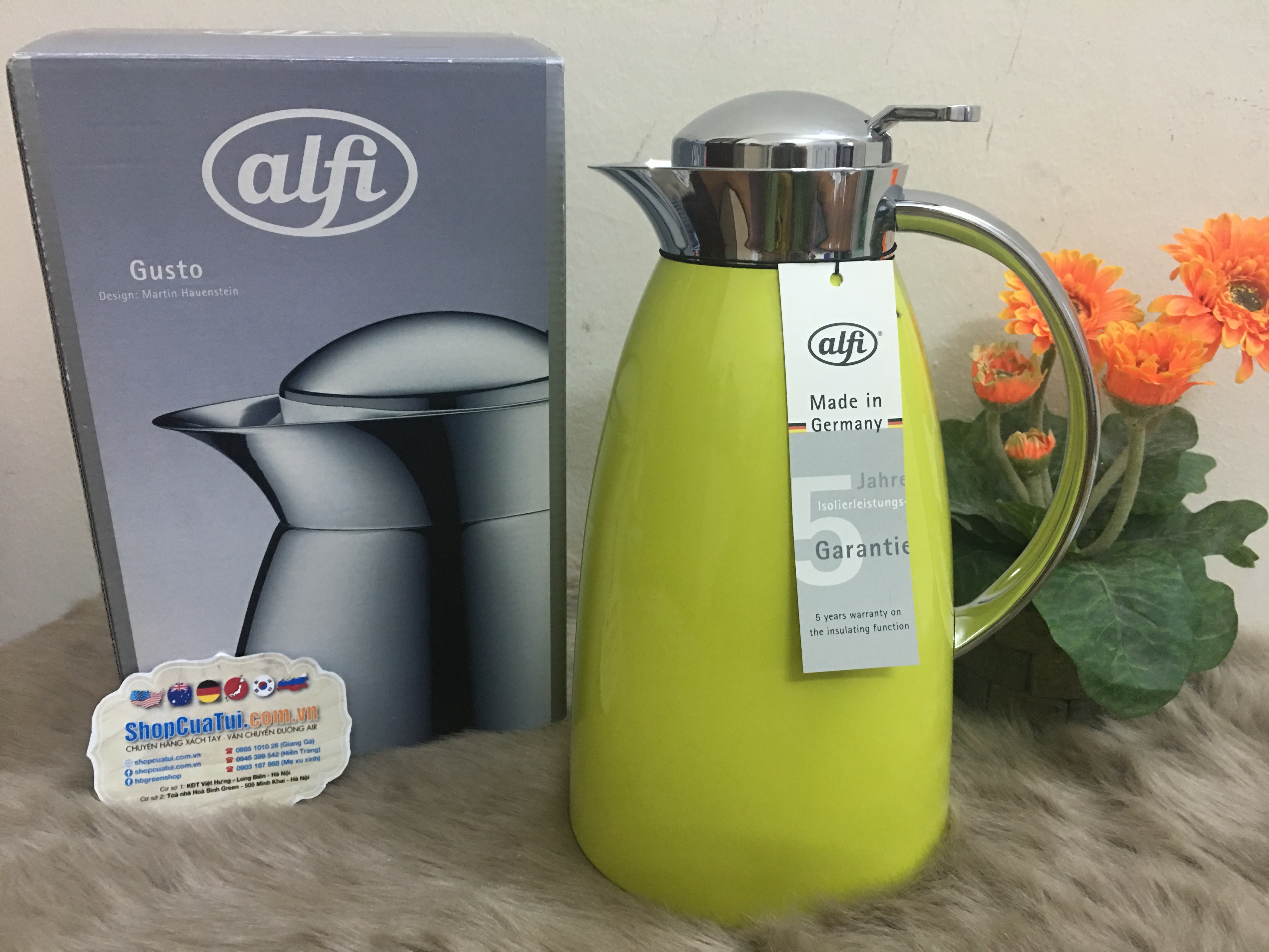 BÌNH GIỮ NHIỆT ALFI GUSTO MADE IN GERMANY 1 lít